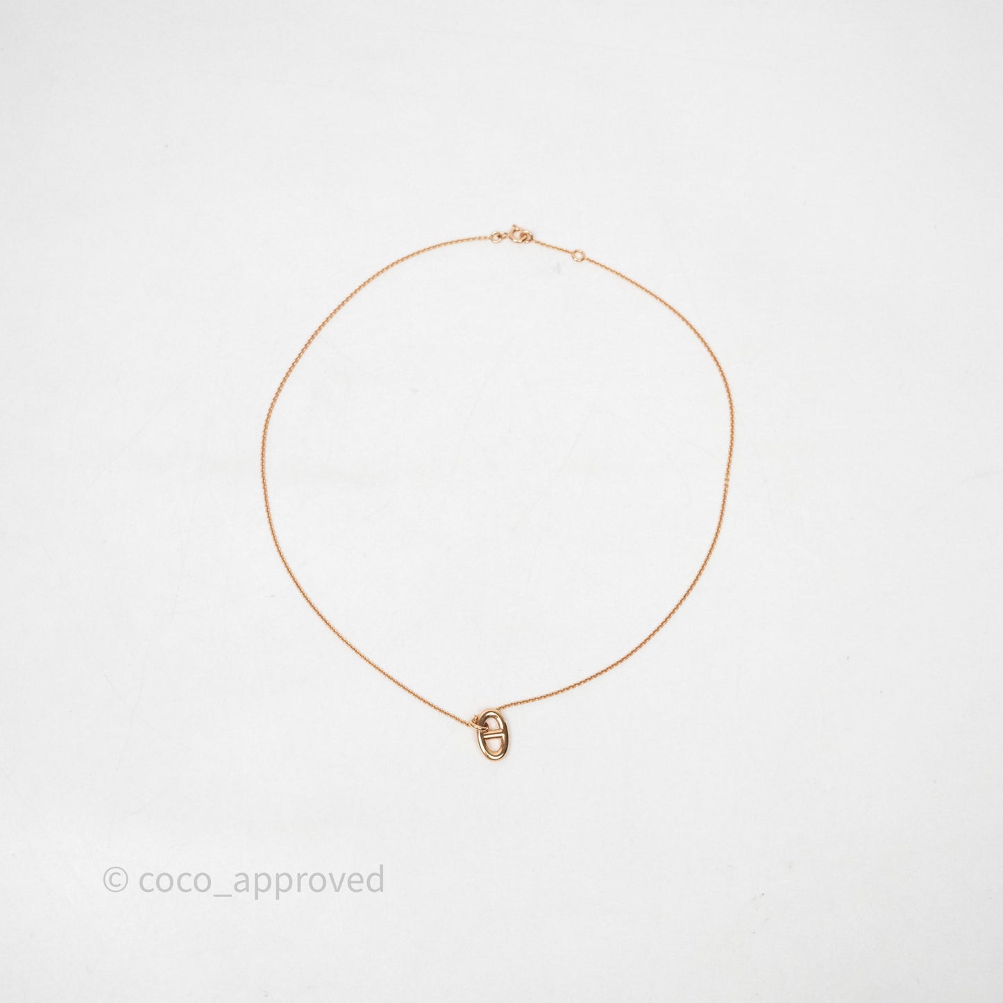 Hermès Farandole Pendant Necklace PM Rose Gold