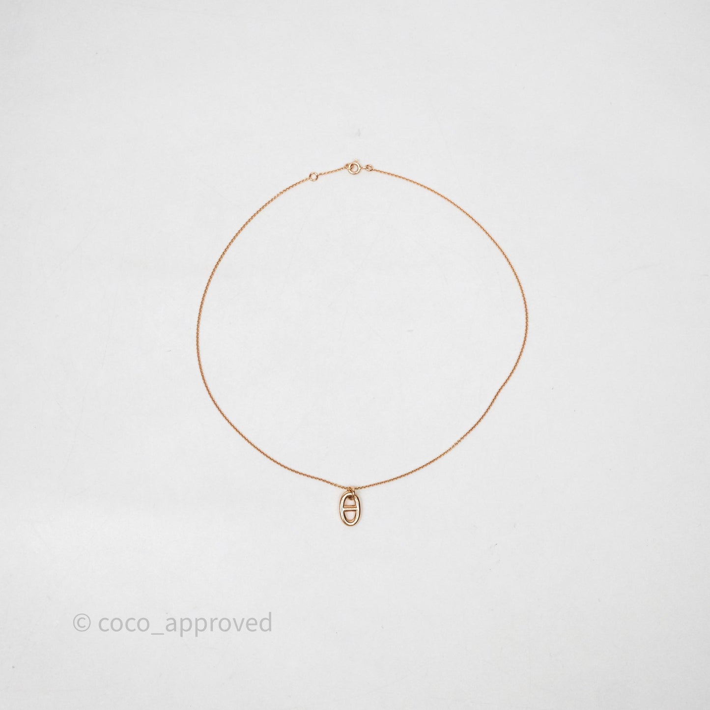Hermès Farandole Pendant Necklace PM Rose Gold