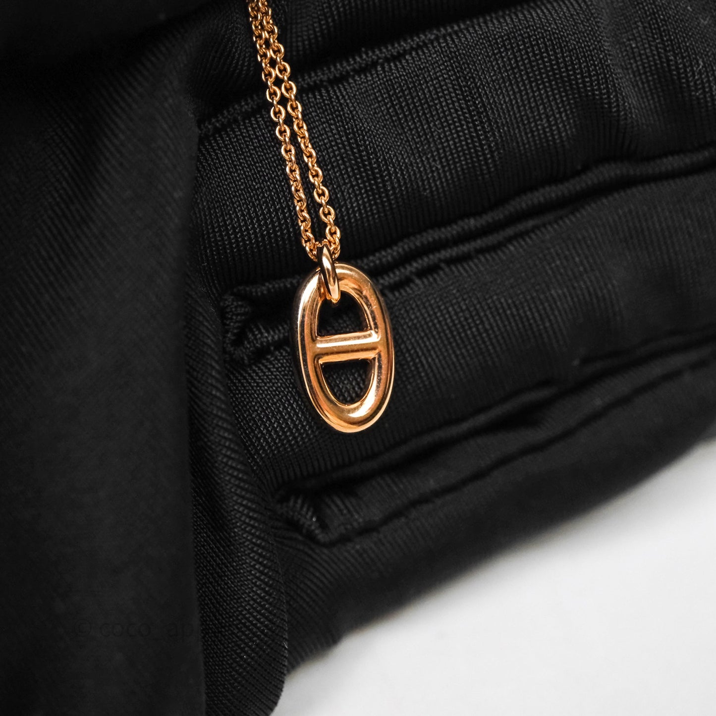 Hermès Farandole Pendant Necklace PM Rose Gold