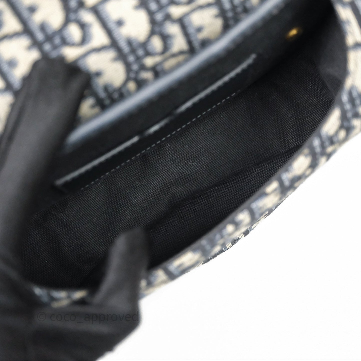 Dior Medium Bobby Bag Blue Oblique Jacquard Canvas