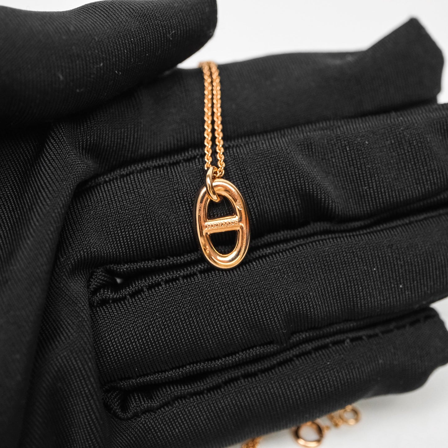 Hermès Farandole Pendant Necklace PM Rose Gold