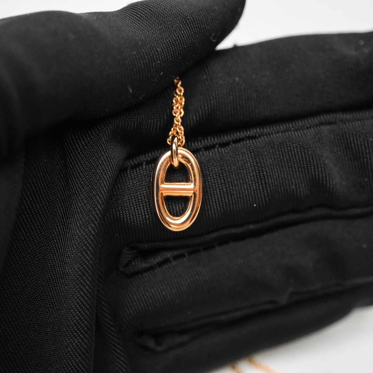 Hermès Farandole Pendant Necklace PM Rose Gold