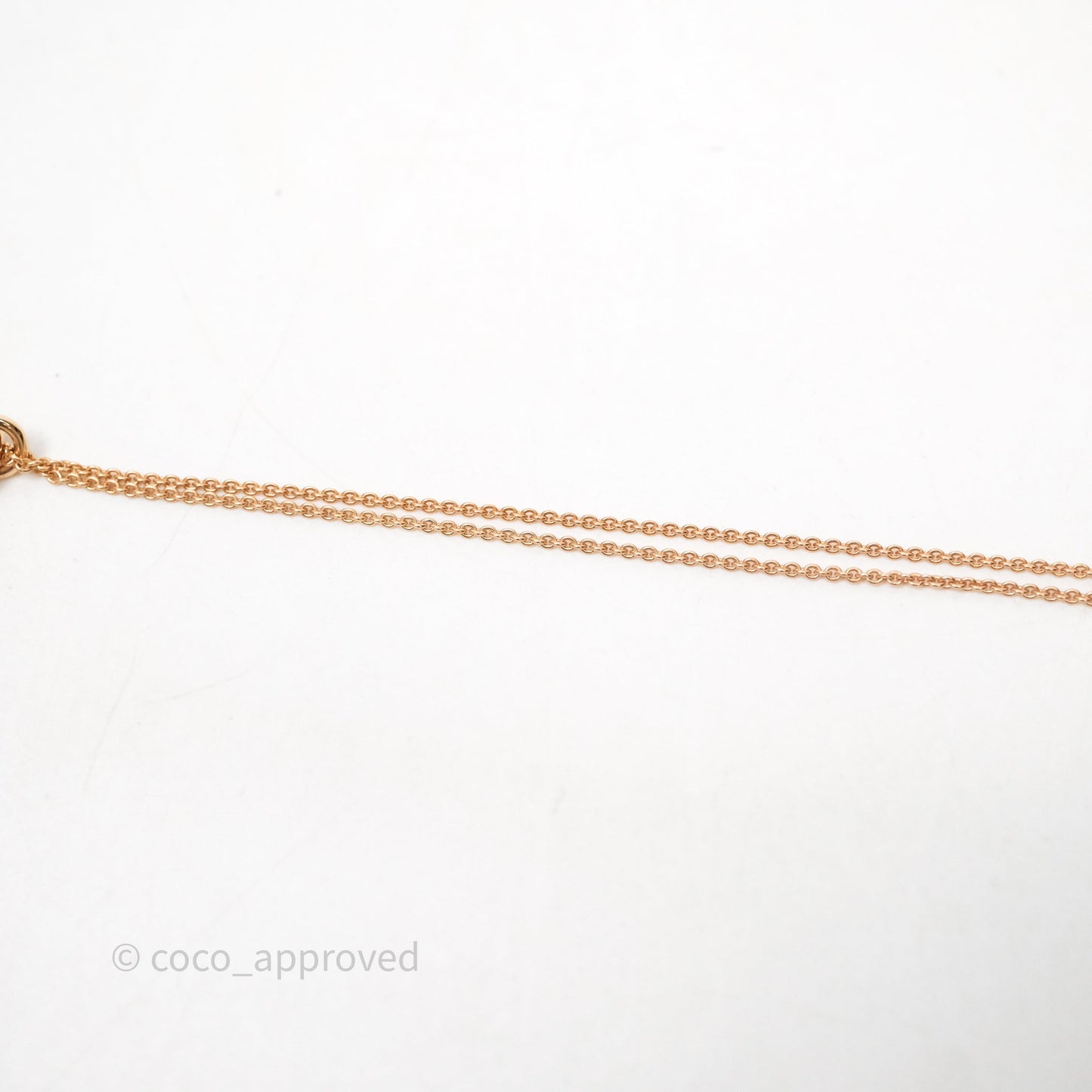 Hermès Farandole Pendant Necklace PM Rose Gold