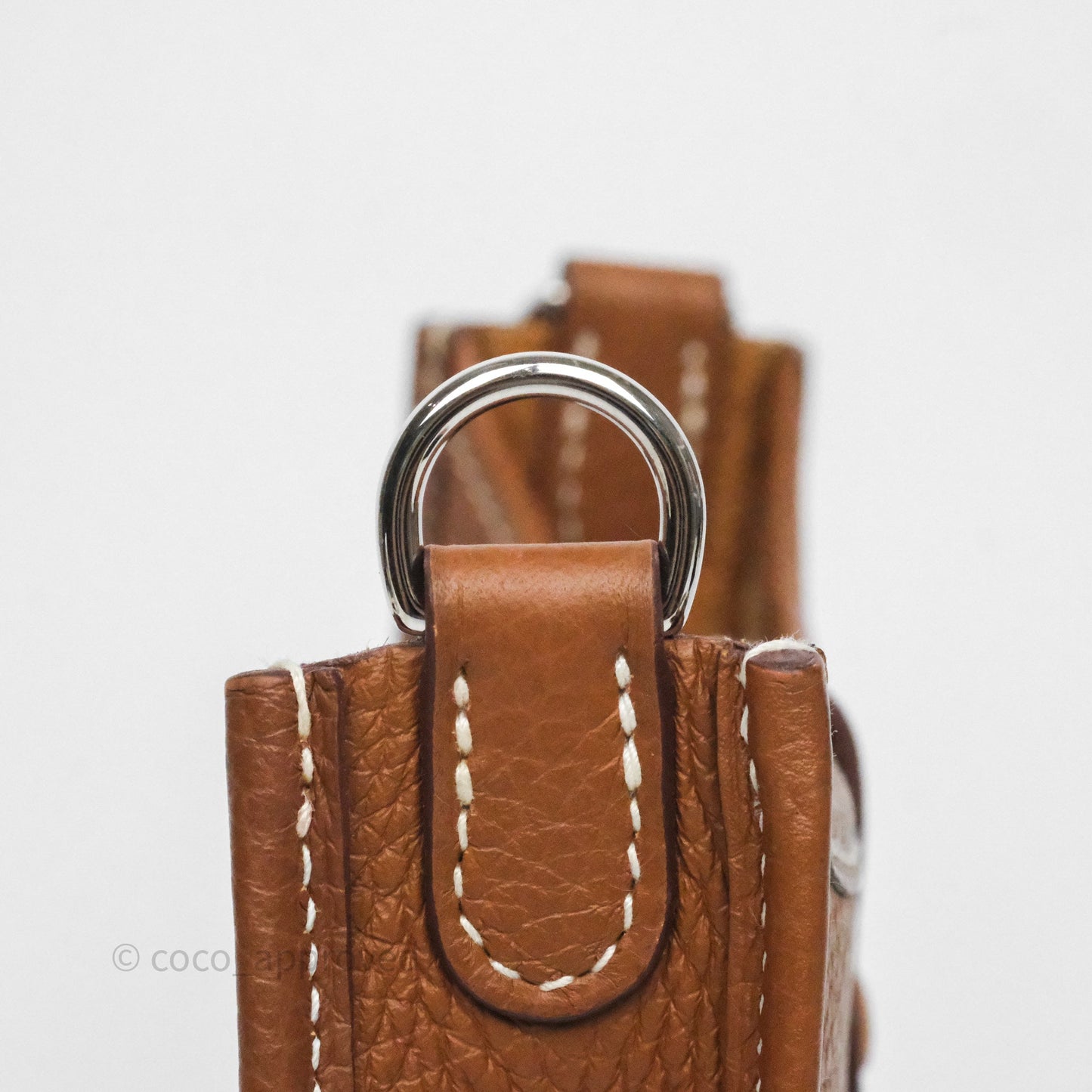 Hermès Mini Evelyne 16 Gold Clemence Palladium Hardware