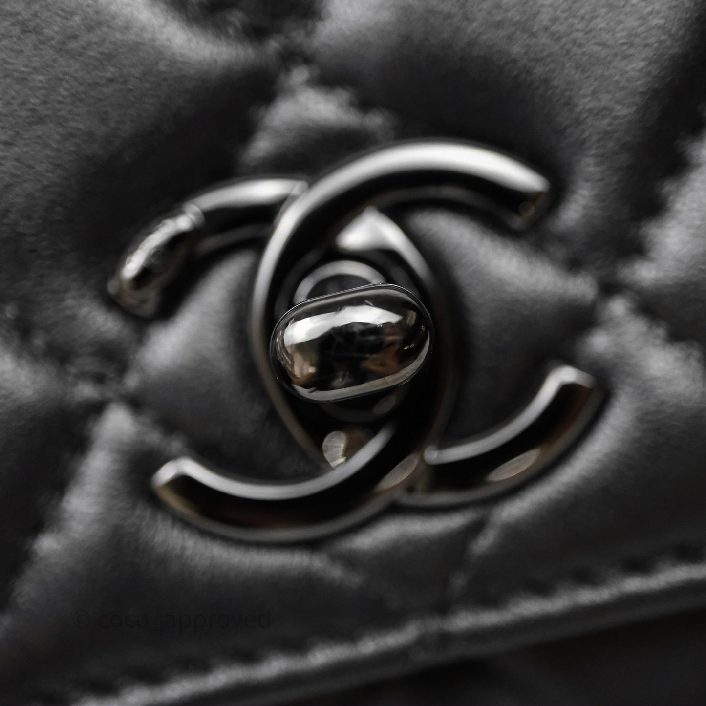 Chanel Mini Quilted Trendy CC WOC Wallet On Chain So Black Lambskin