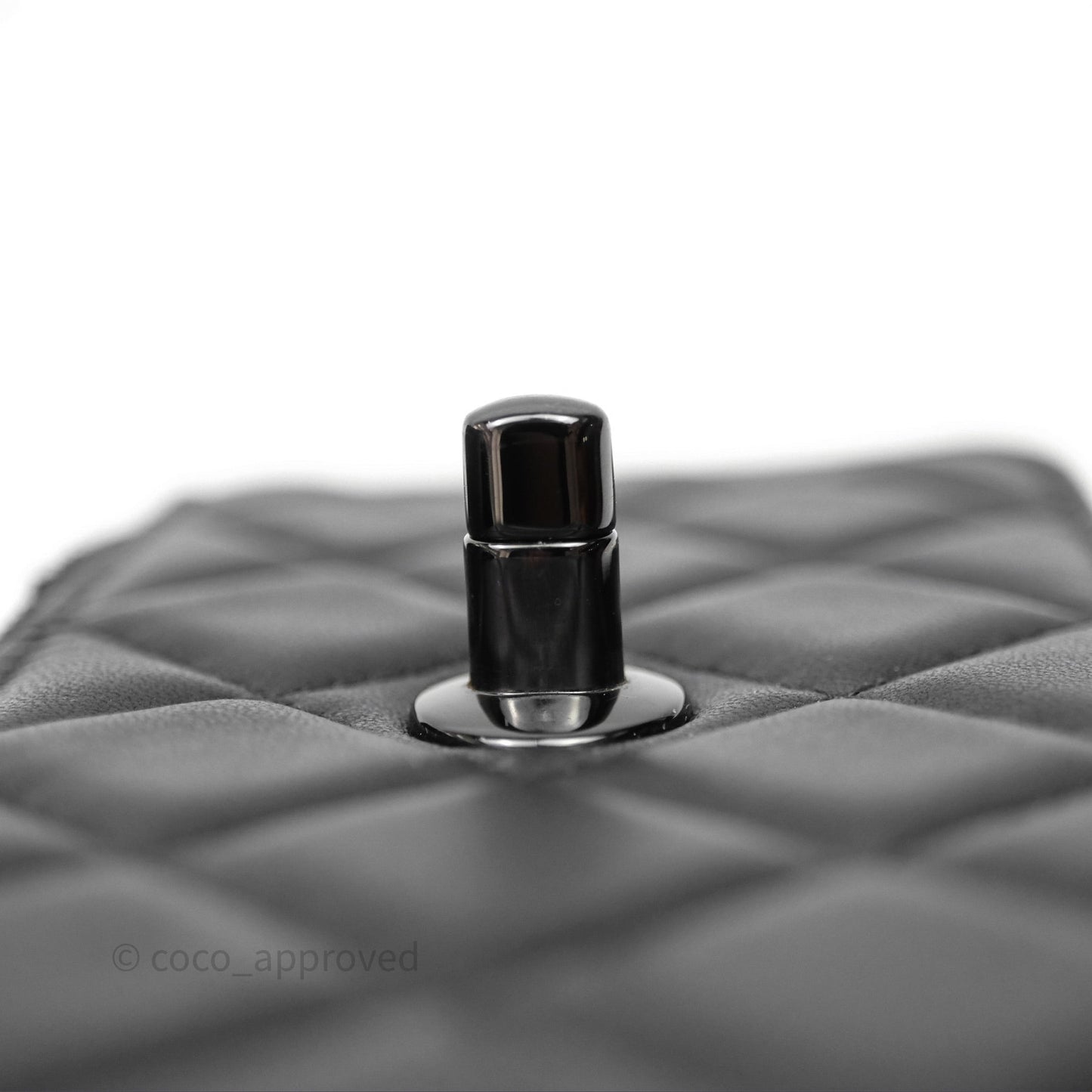 Chanel Mini Quilted Trendy CC WOC Wallet On Chain So Black Lambskin
