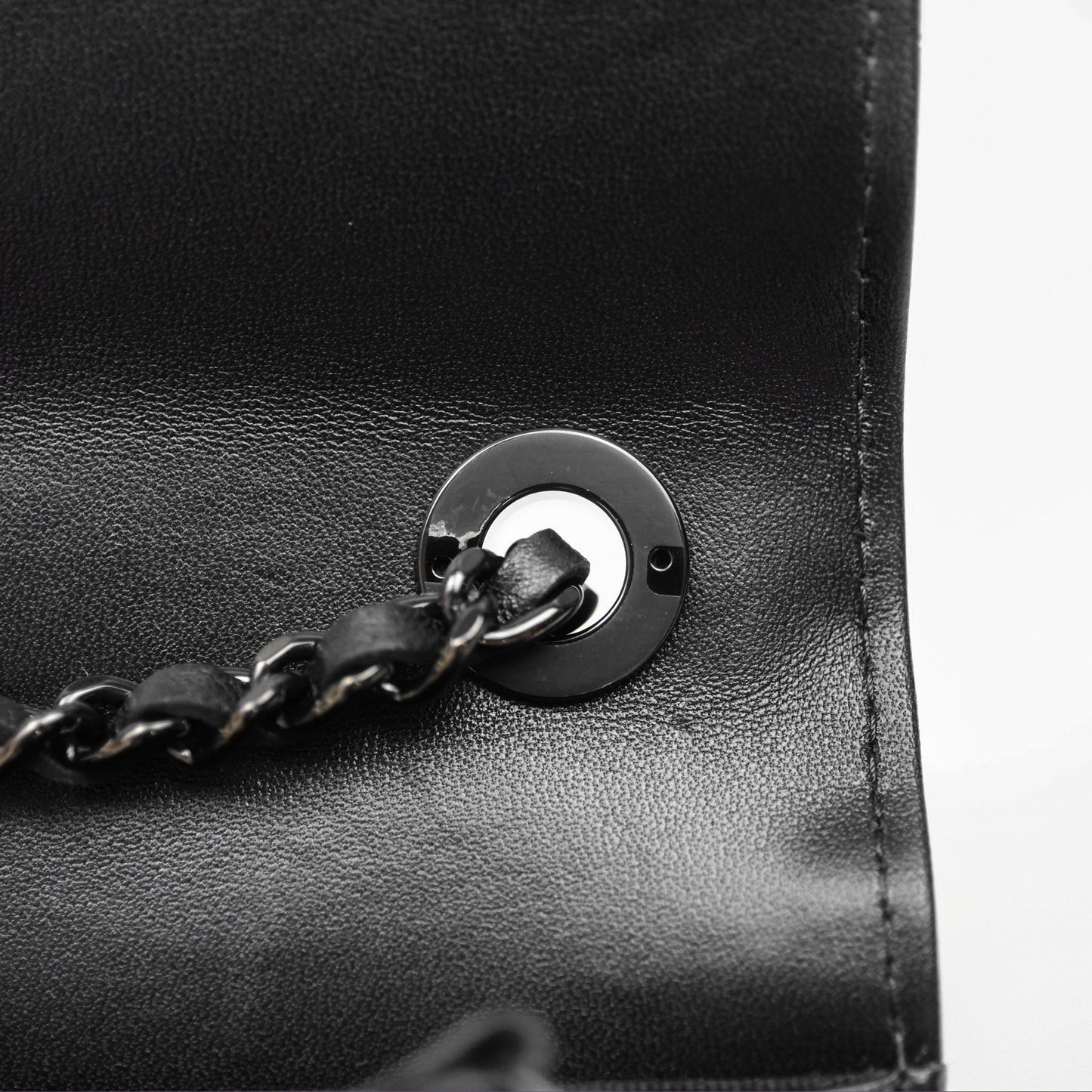 Chanel Mini Quilted Trendy CC WOC Wallet On Chain So Black Lambskin