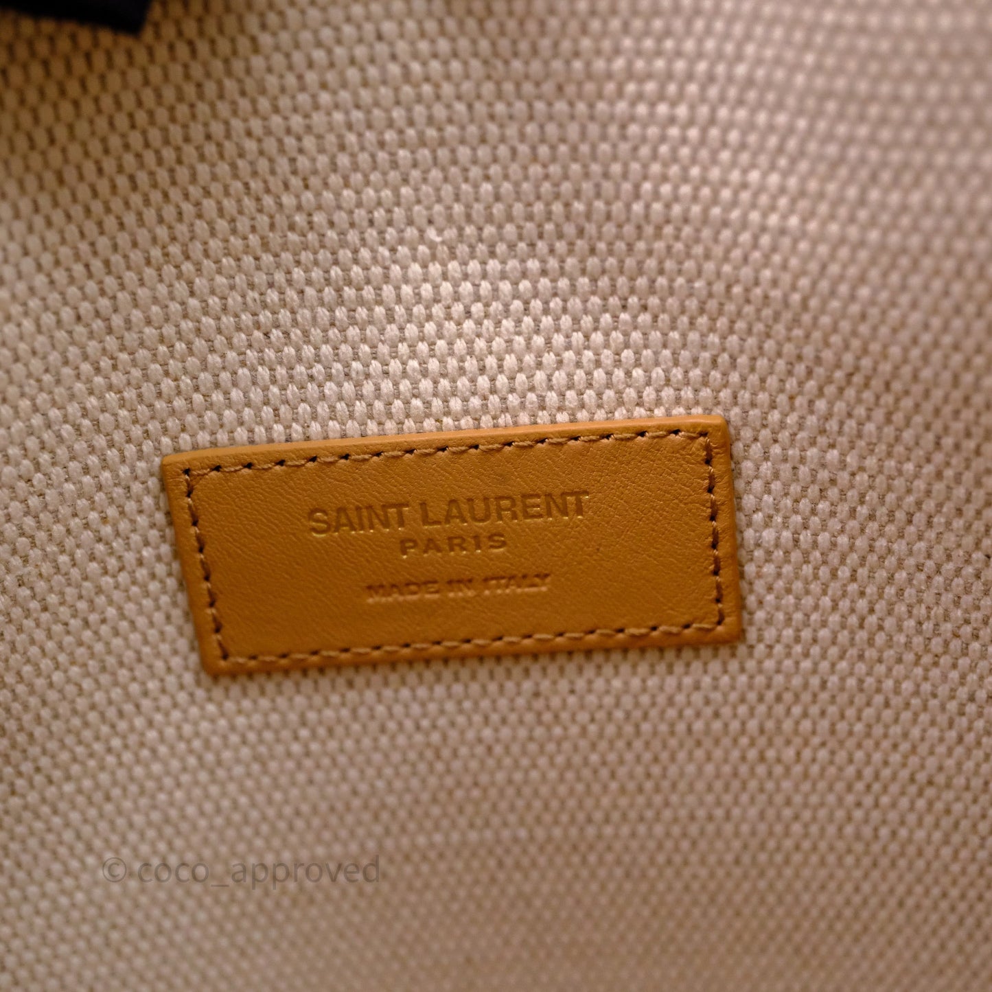Saint Laurent Small ‘Le 5 a 7’ Hobo Bag Canvas