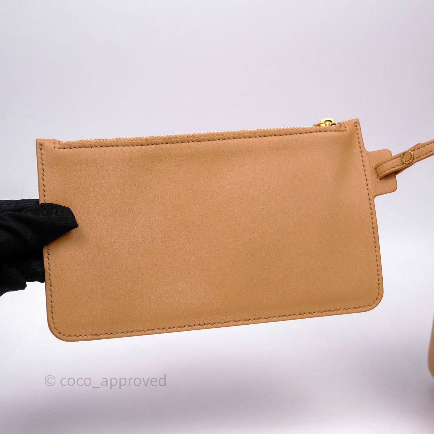 Saint Laurent Small ‘Le 5 a 7’ Hobo Bag Canvas