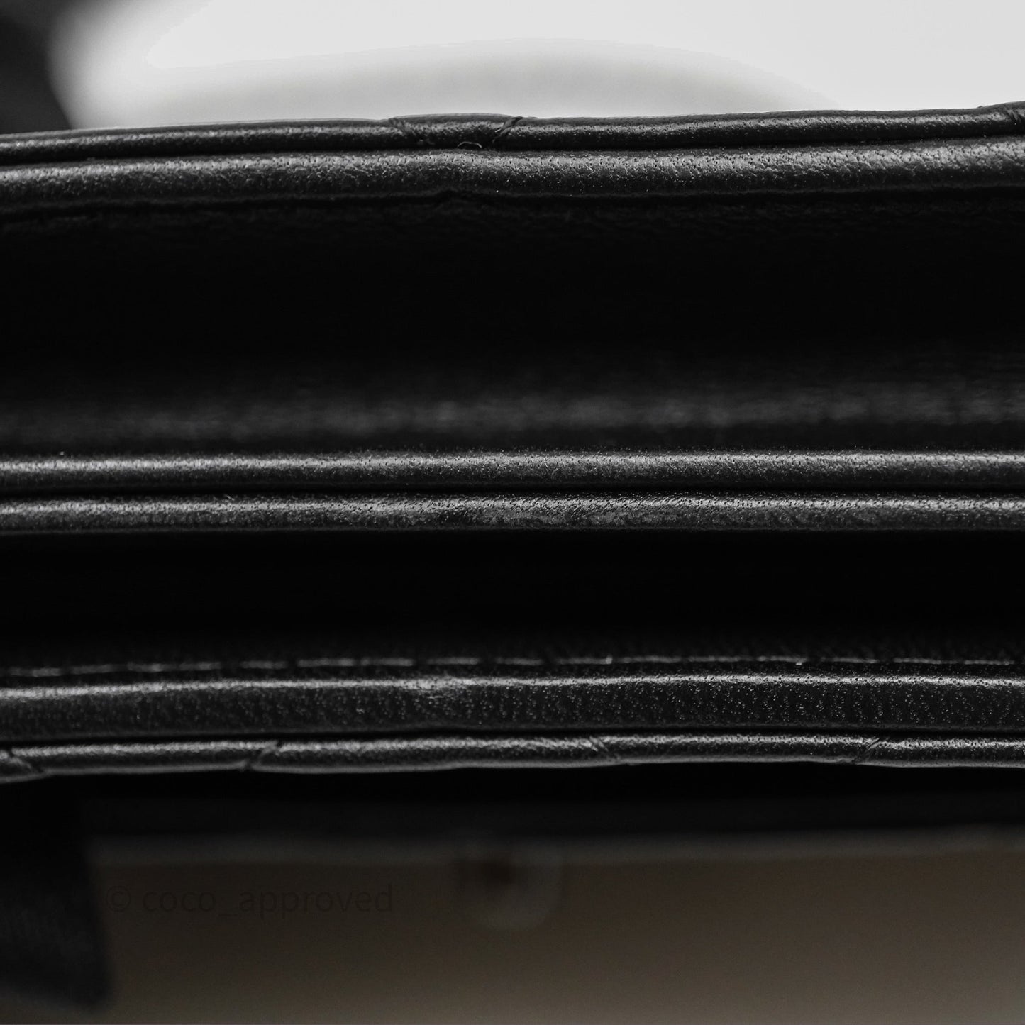 Chanel Mini Quilted Trendy CC WOC Wallet On Chain So Black Lambskin