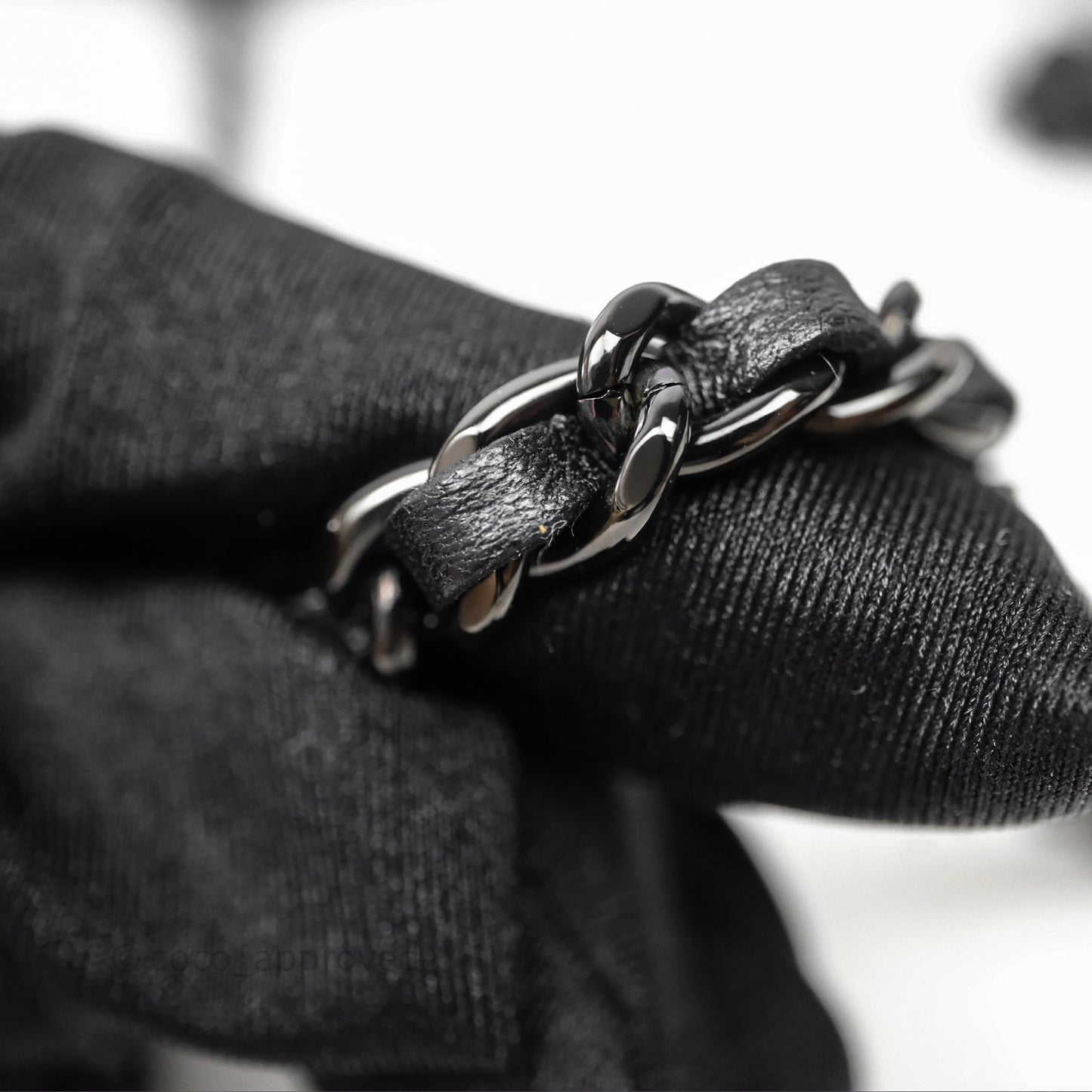 Chanel Mini Quilted Trendy CC WOC Wallet On Chain So Black Lambskin