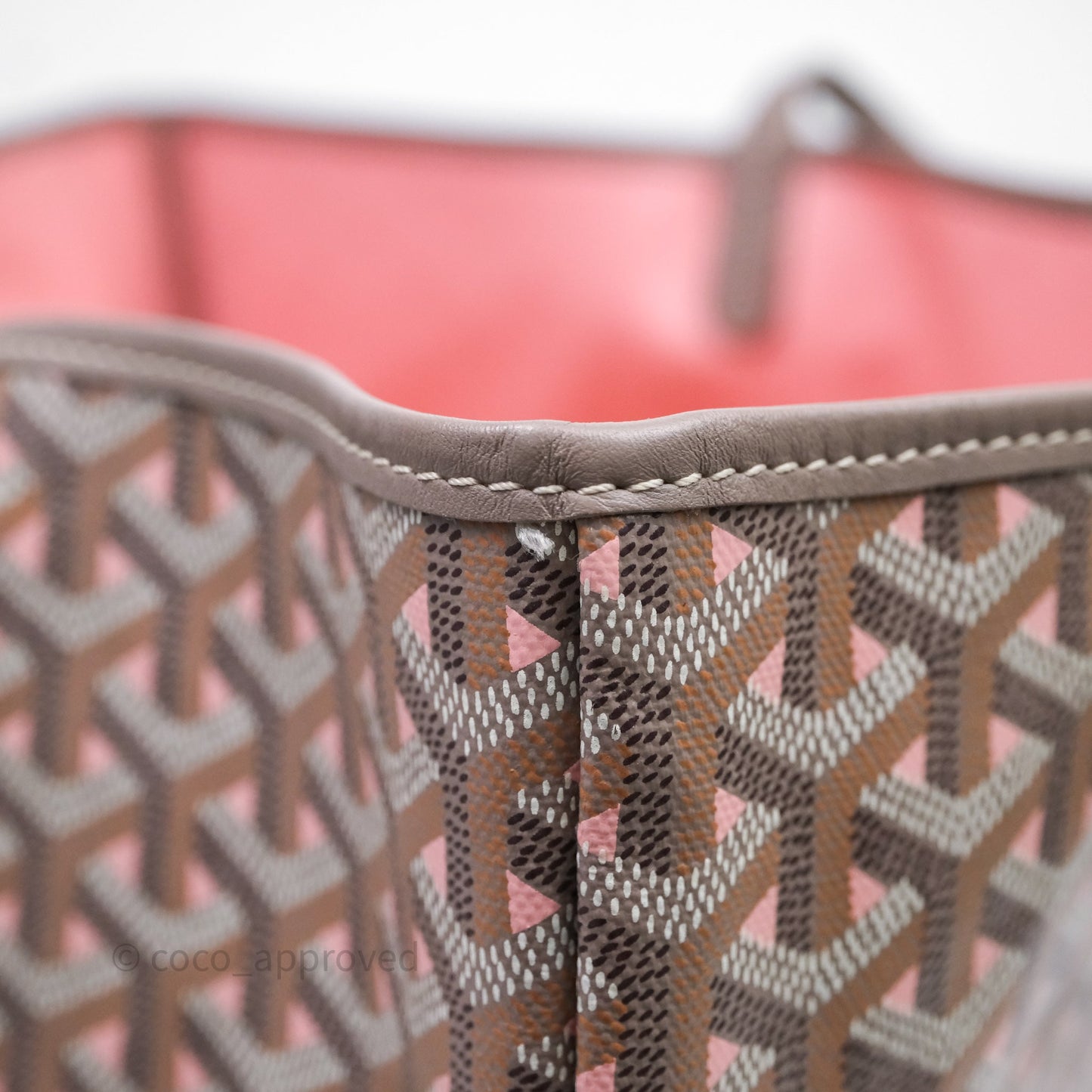 Goyard Saint Louis Goyardine Canvas⁣⁣⁣⁣⁣⁣⁣⁣⁣⁣⁣⁣⁣⁣⁣⁣ Pink GM
