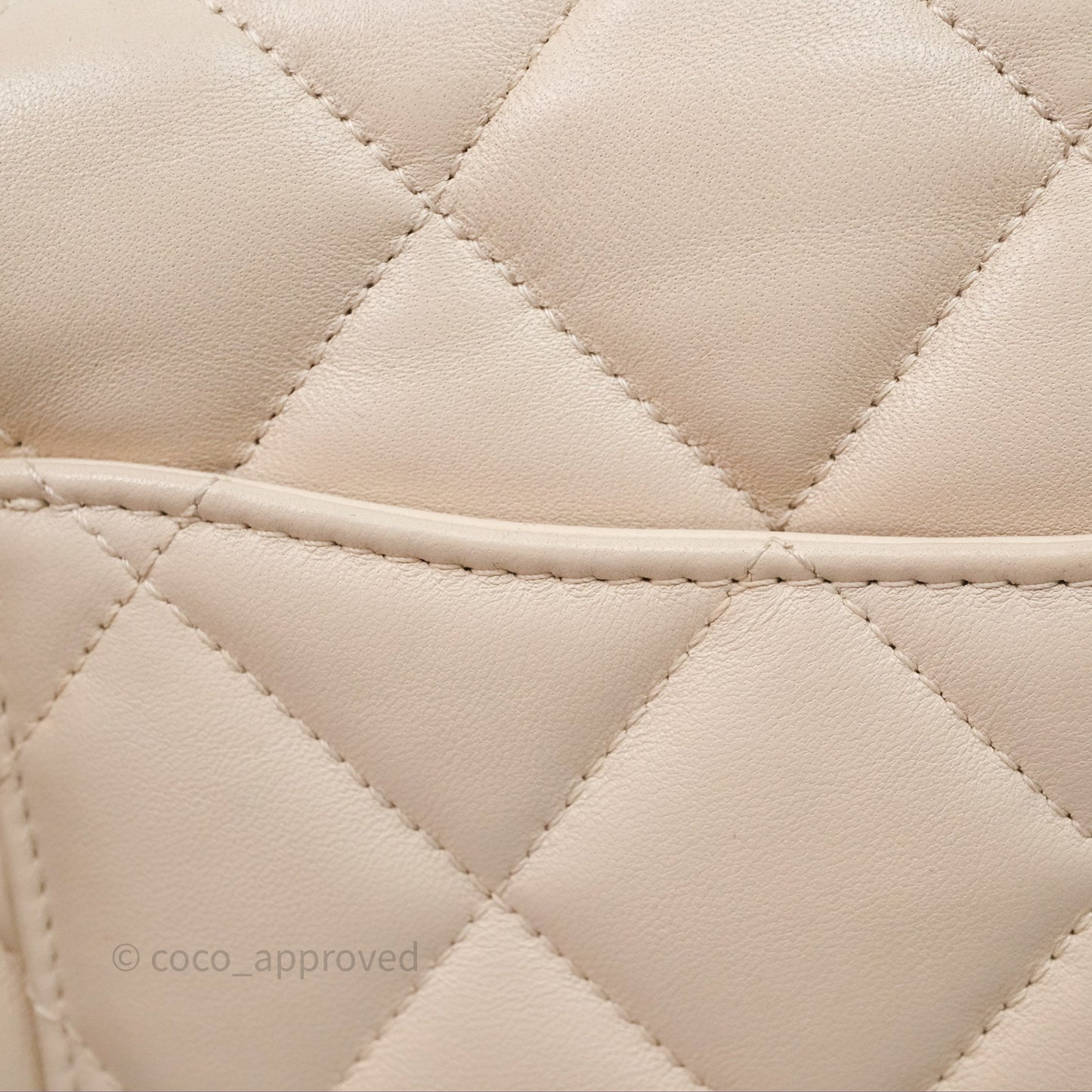 Chanel Funky Town Flap Beige Aged Gold Hardware
