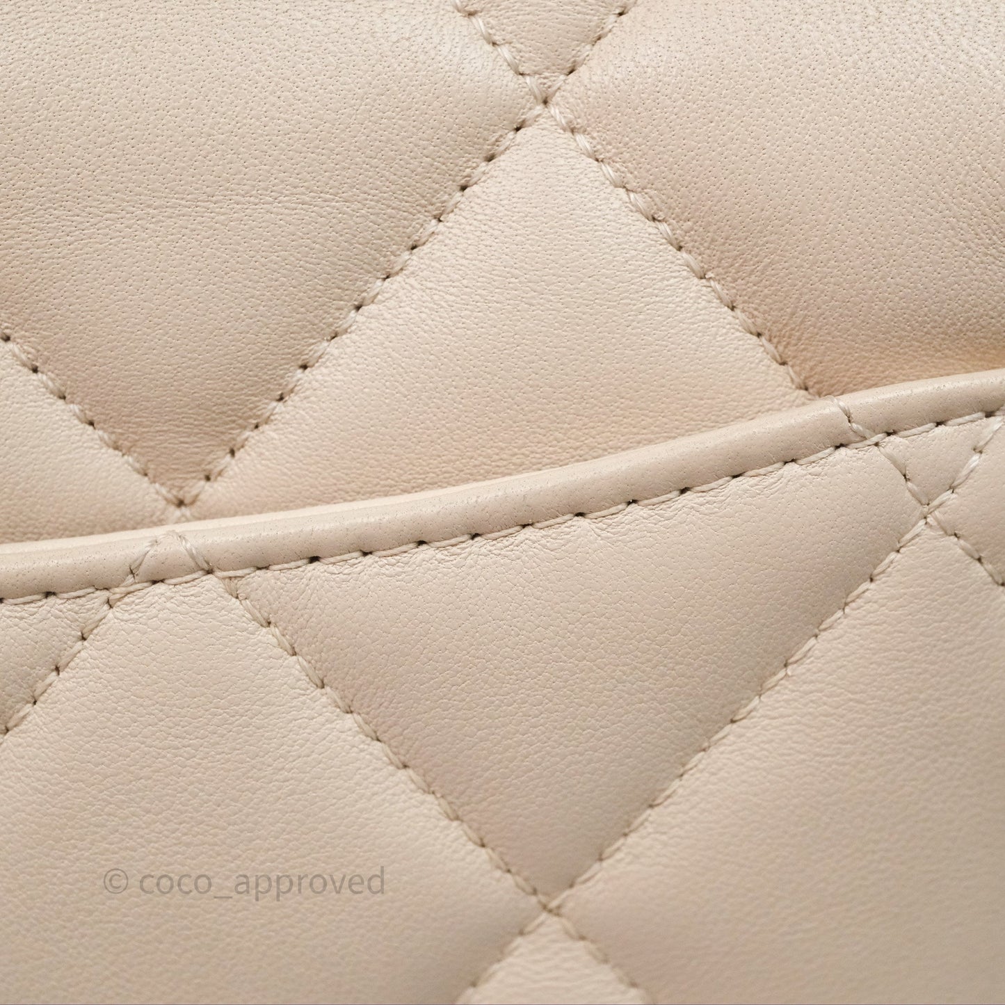 Chanel Funky Town Flap Beige Aged Gold Hardware