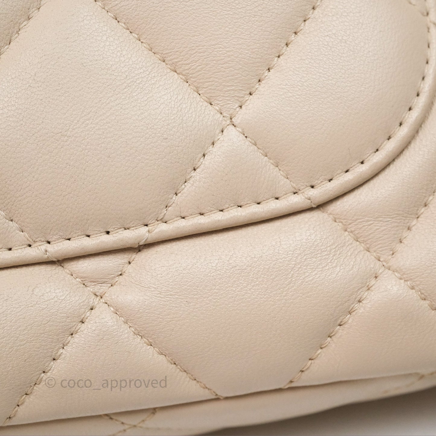 Chanel Funky Town Flap Beige Aged Gold Hardware