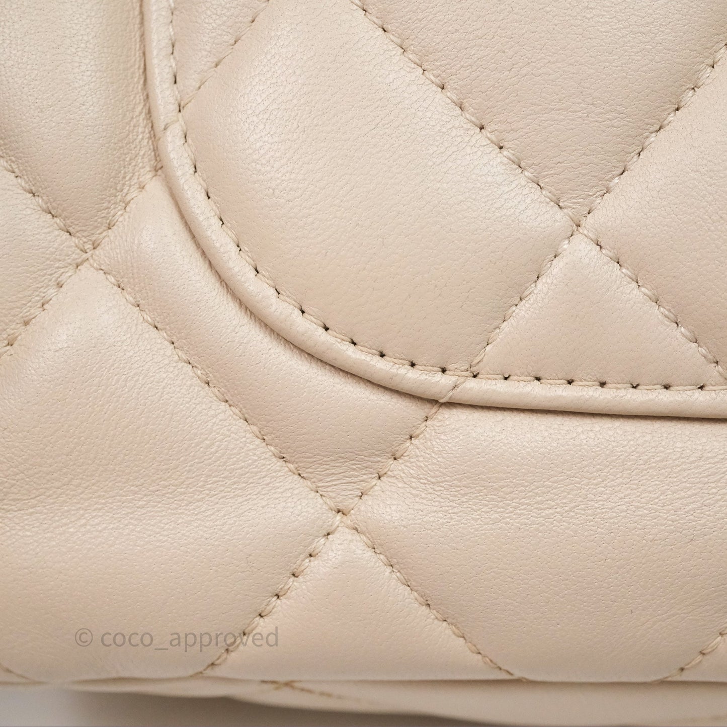 Chanel Funky Town Flap Beige Aged Gold Hardware
