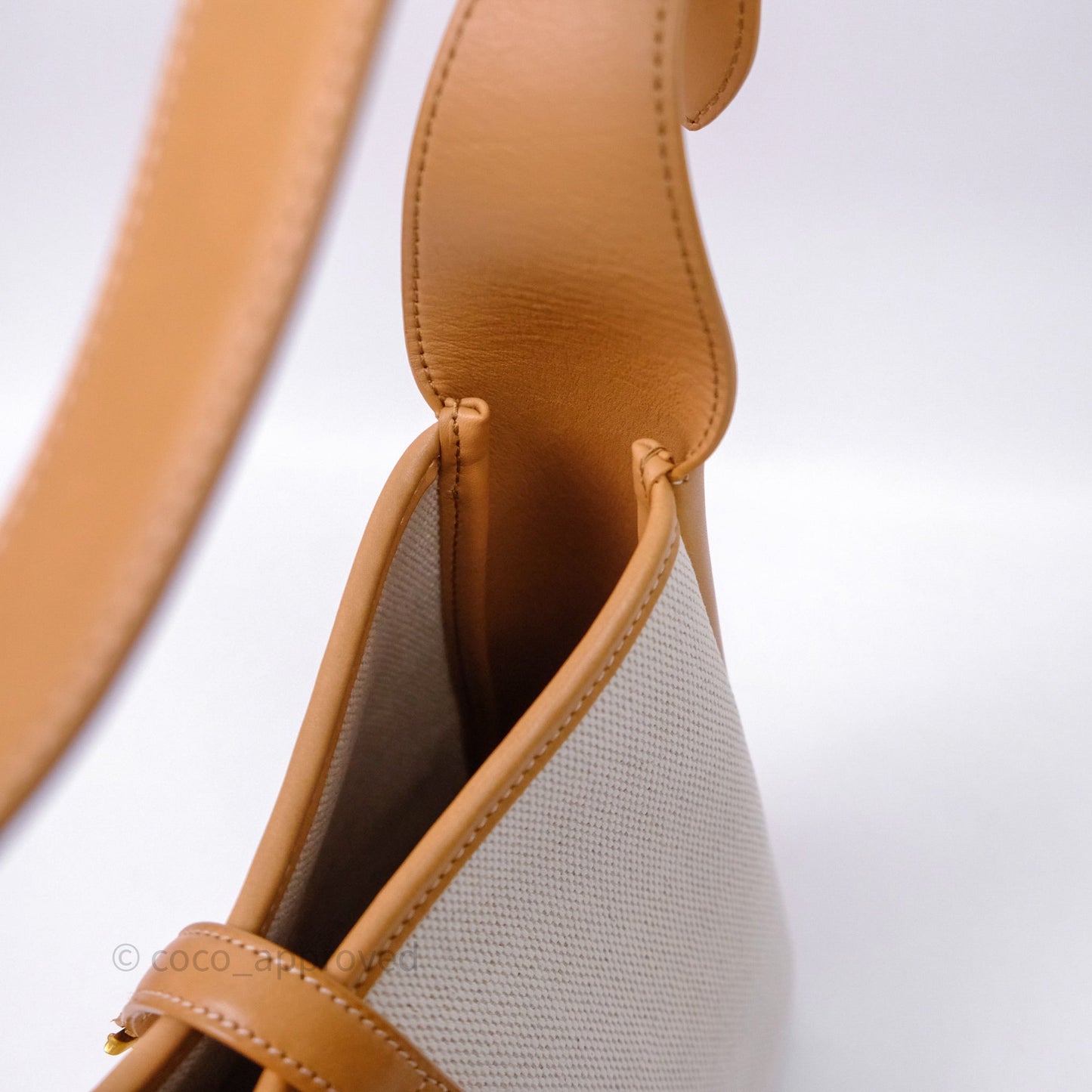 Saint Laurent Small ‘Le 5 a 7’ Hobo Bag Canvas