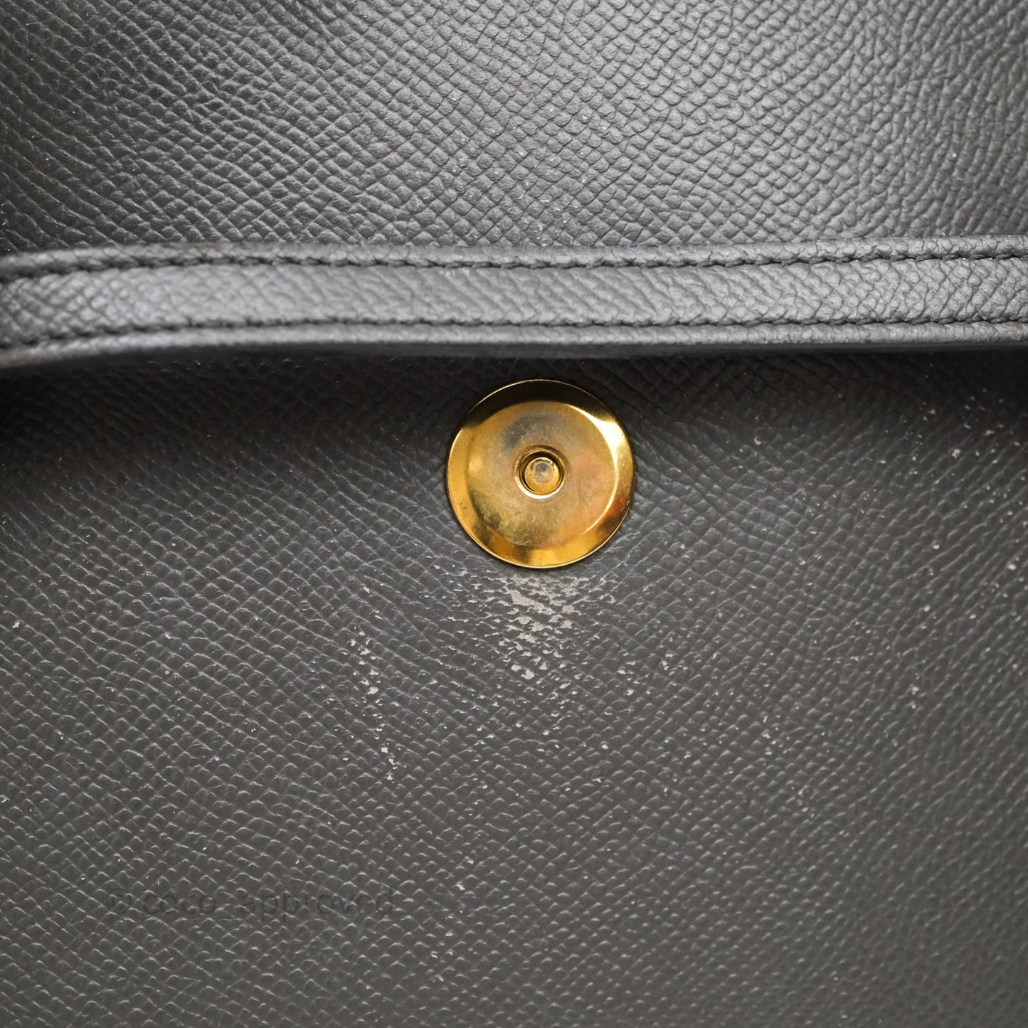 Celine Nano Belt Bag Grey Grained Calfskin Gold Hardware