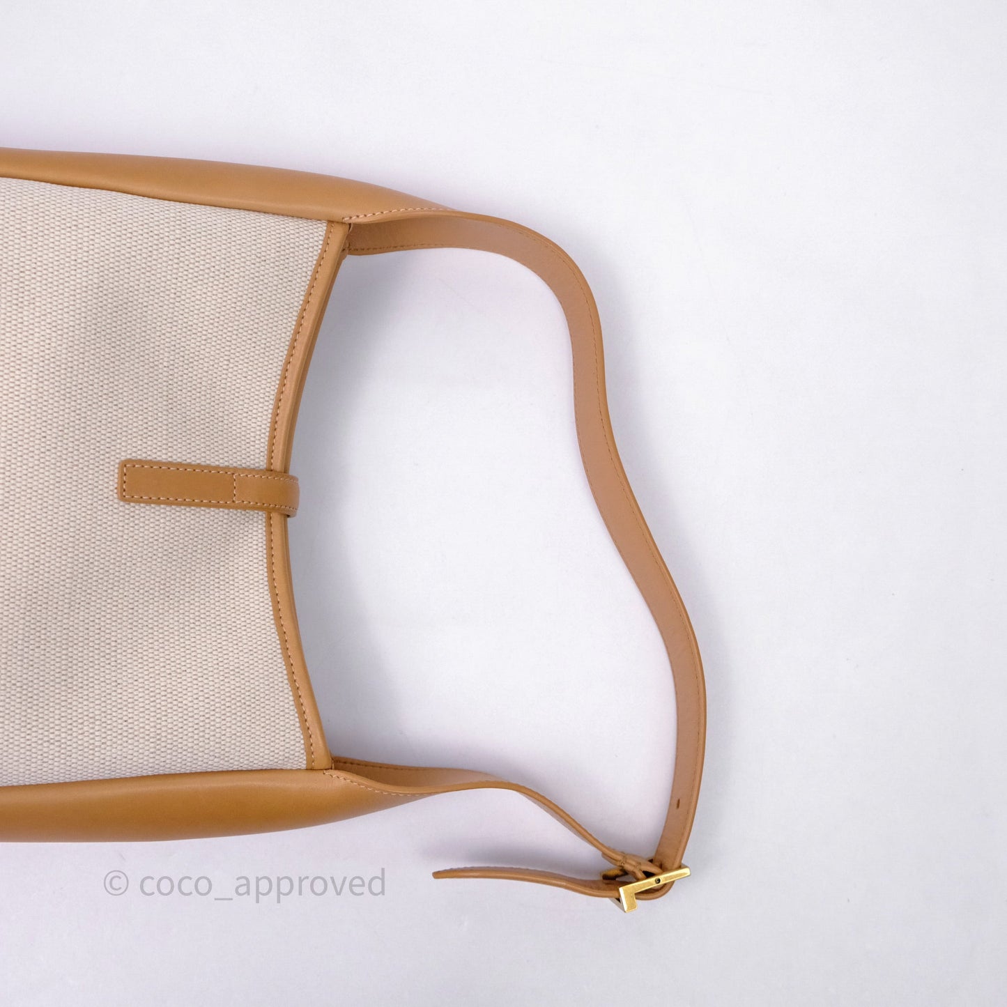 Saint Laurent Small ‘Le 5 a 7’ Hobo Bag Canvas