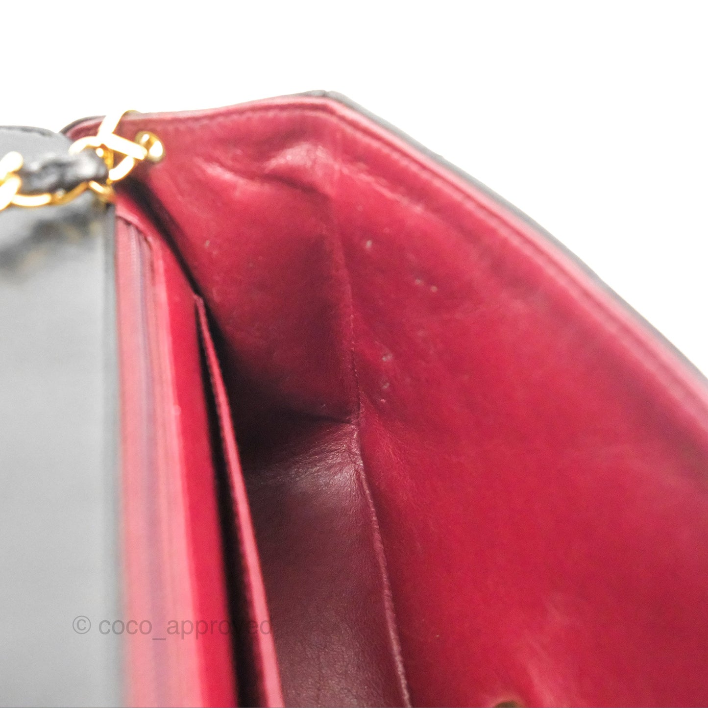 Chanel Vintage Small Quilted Classic Diana Flap Bag Black Lambskin 24K Gold Hardware