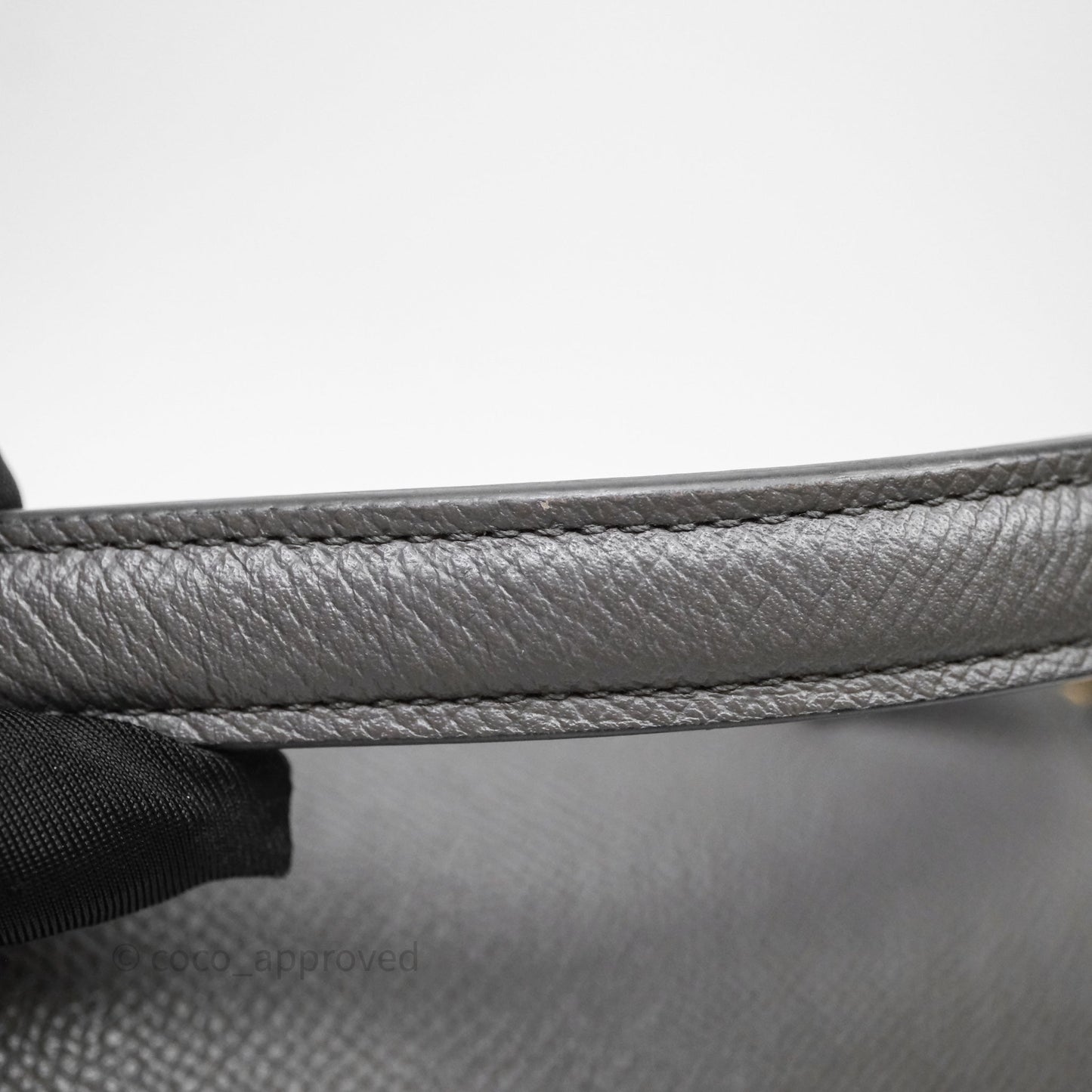 Celine Nano Belt Bag Grey Grained Calfskin Gold Hardware