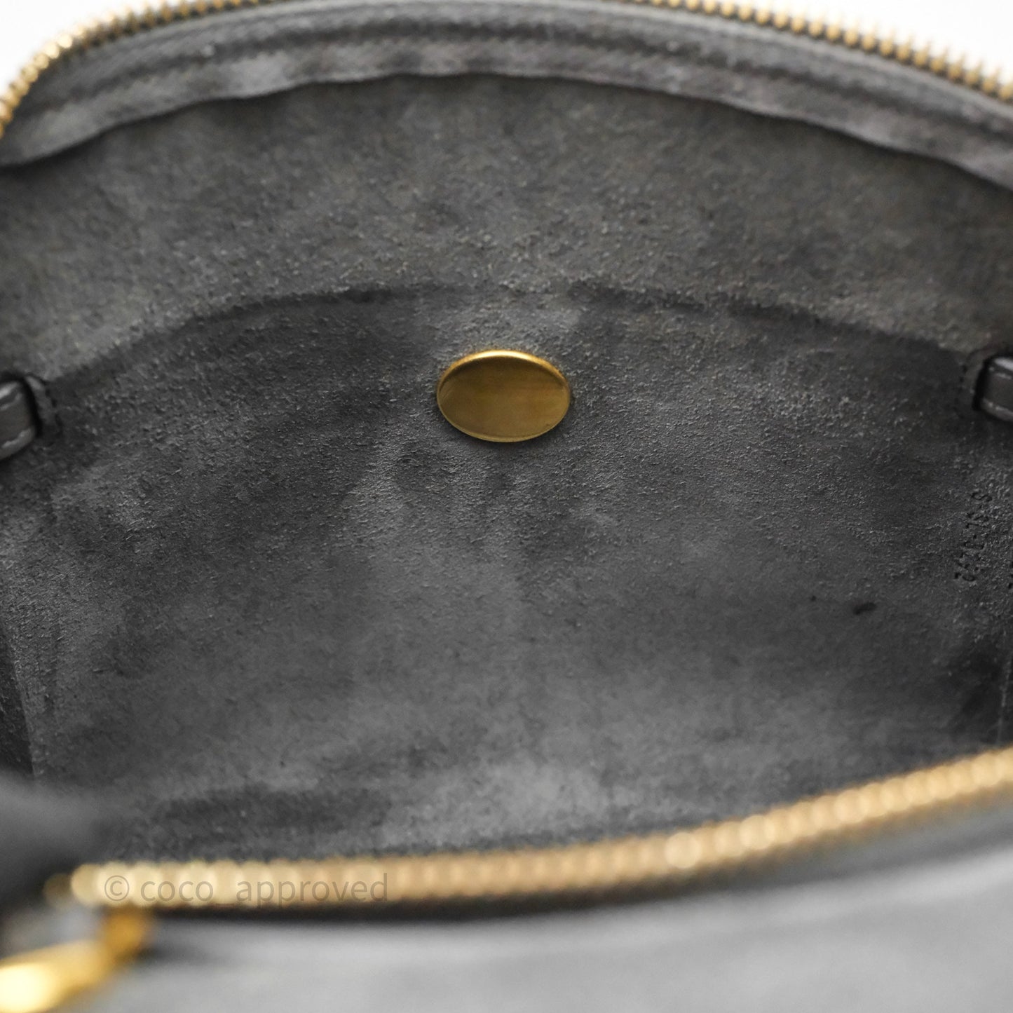 Celine Nano Belt Bag Grey Grained Calfskin Gold Hardware
