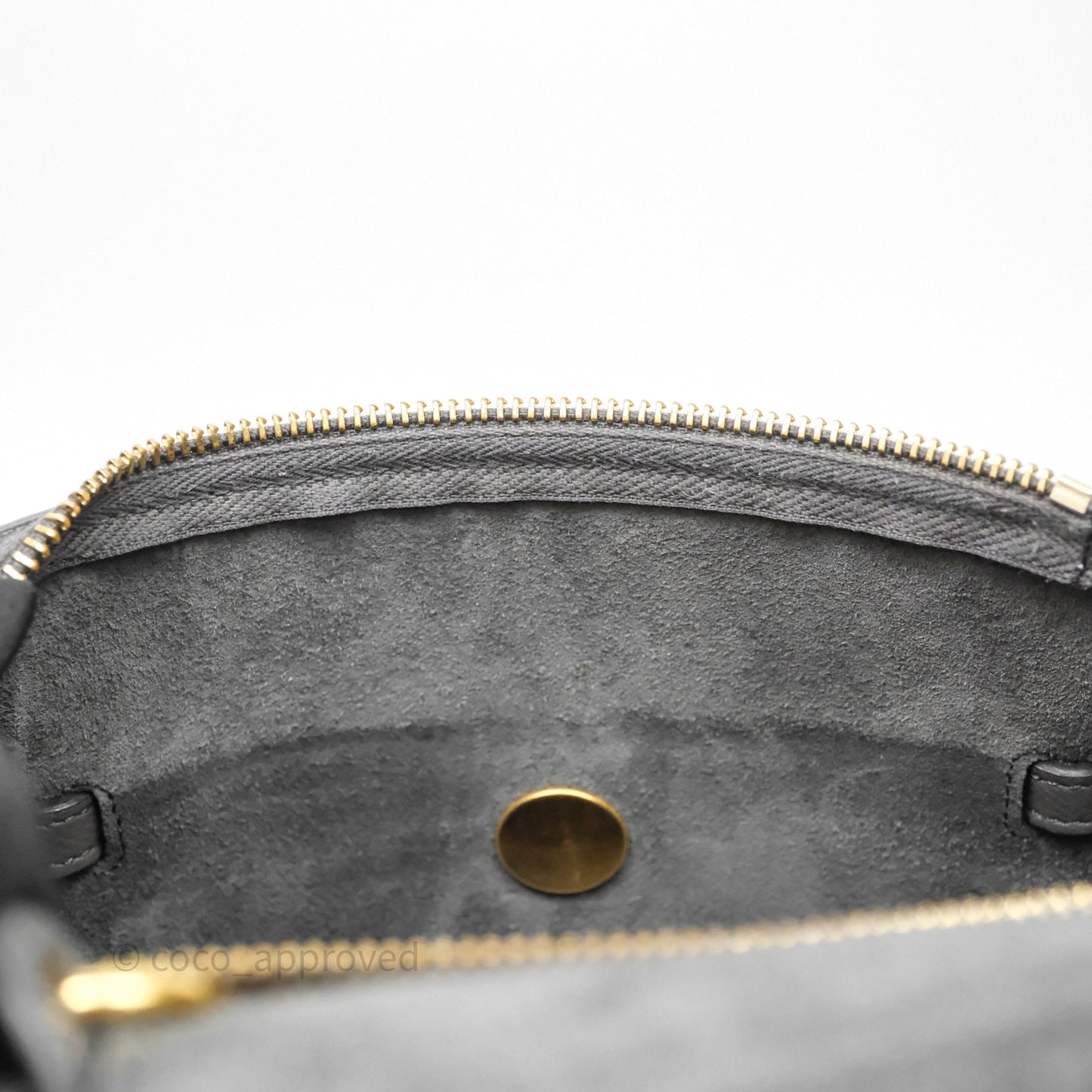 Celine Nano Belt Bag Grey Grained Calfskin Gold Hardware