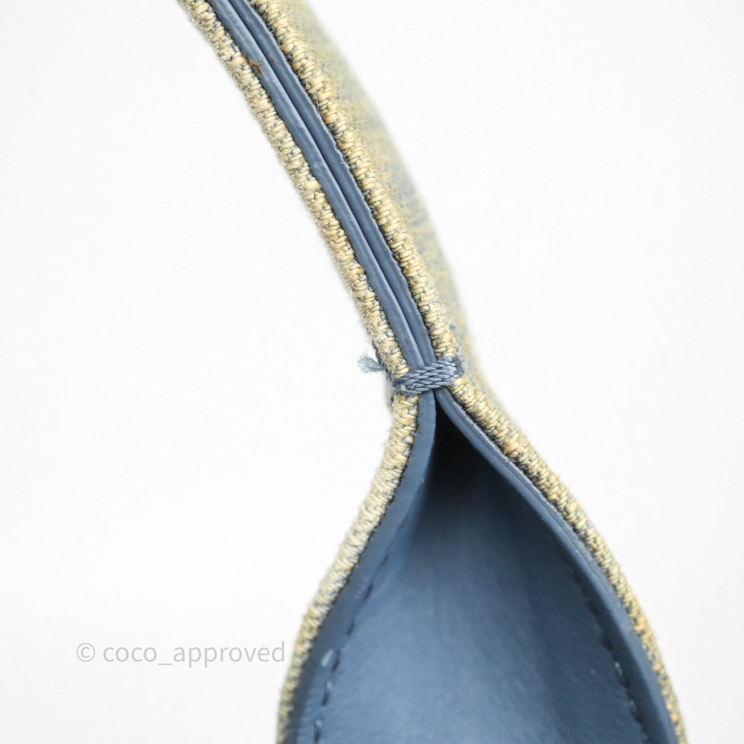 Chanel New Small Deauville Tote Denim Light Blue Aged Silver Hardware