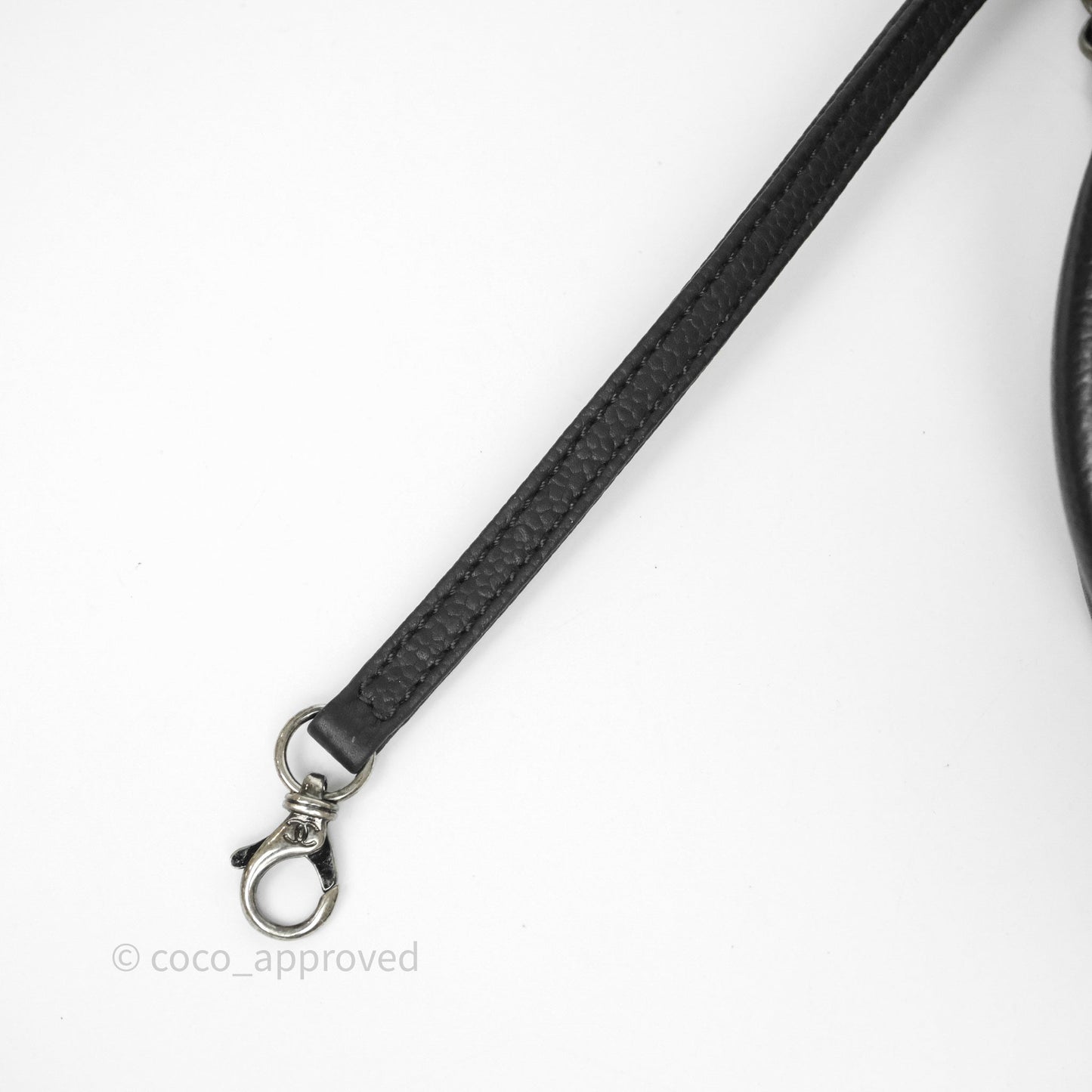 Chanel Quilted Shopping Tote Black Caviar Ruthenium Hardware