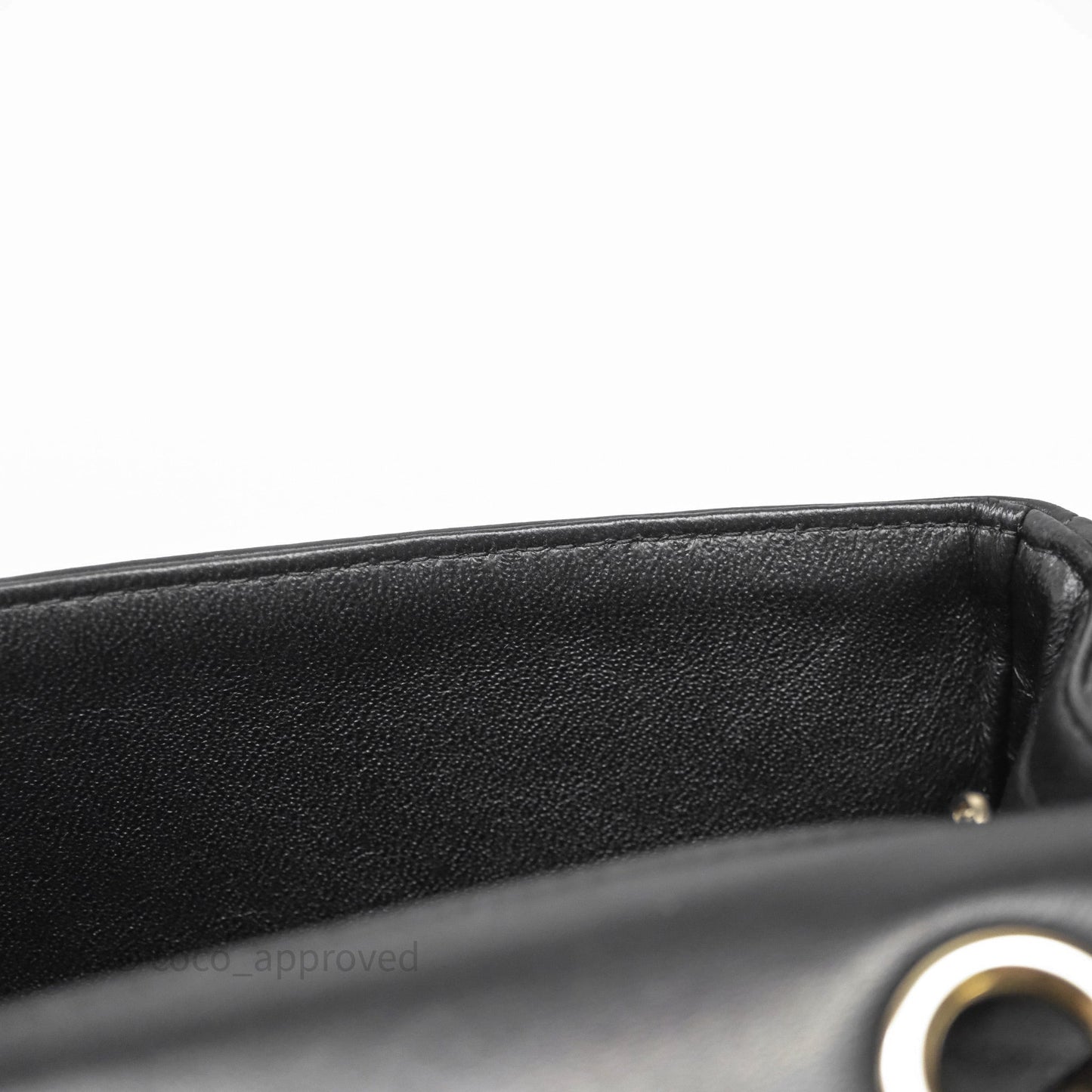 Chanel Classic M/L Medium Flap Bag Valentine Limited Edition Black Lambskin Gold Hardware