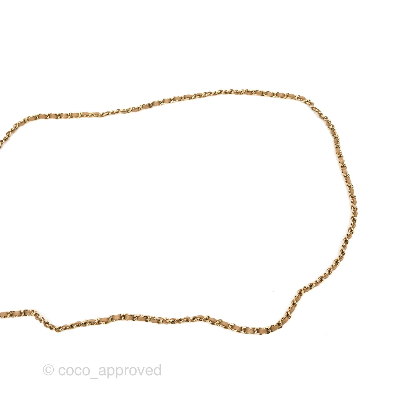 Chanel Quilted Classic Wallet on Chain WOC Dark Beige Caviar Gold Hardware