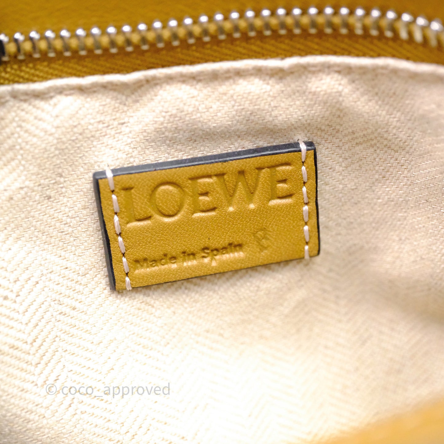 Loewe Small Puzzle Bag Khaki/ Tan Silver Hardware