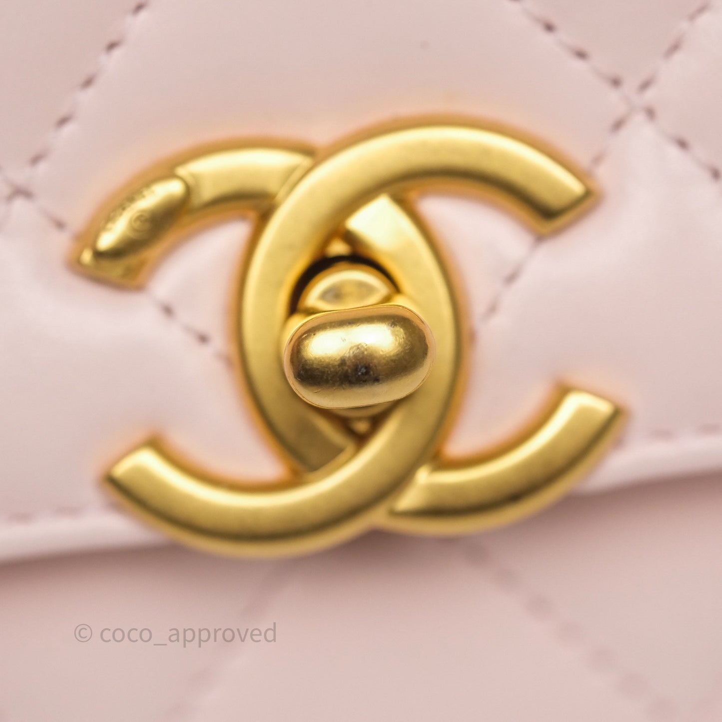 Chanel Quilted Mini Perfect Fit Adjustable Pink Calfskin Gold Hardware