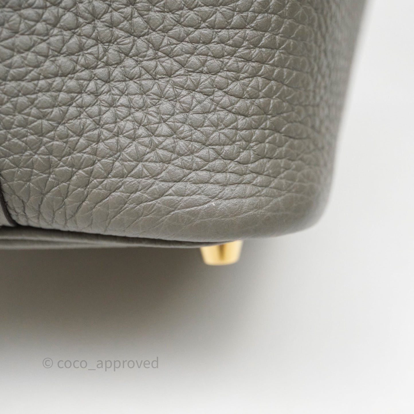 Hermès Picotin Lock 18 Gris Meyer 0L Clemence Gold Hardware