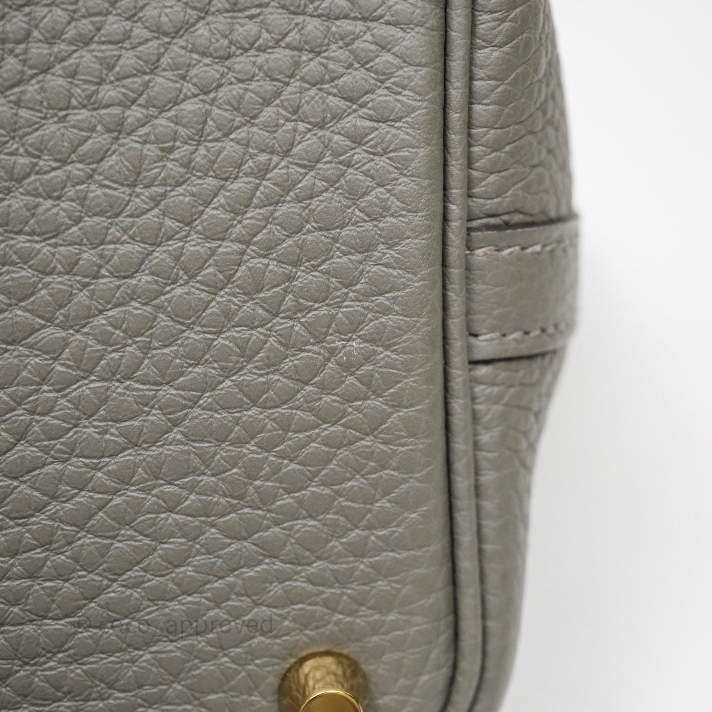 Hermès Picotin Lock 18 Gris Meyer 0L Clemence Gold Hardware