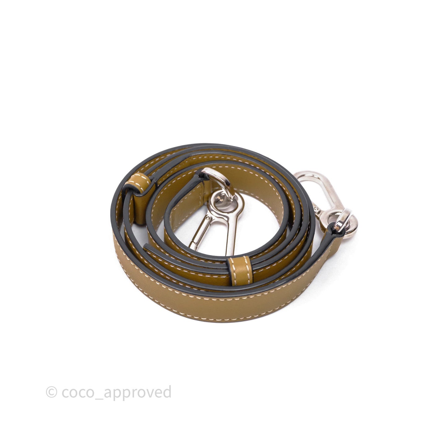 Loewe Small Puzzle Bag Khaki/ Tan Silver Hardware
