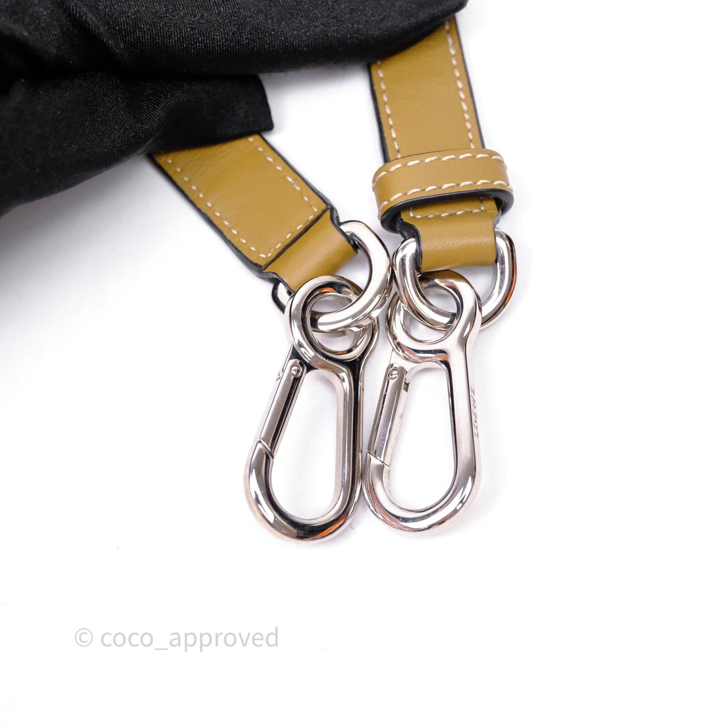 Loewe Small Puzzle Bag Khaki/ Tan Silver Hardware
