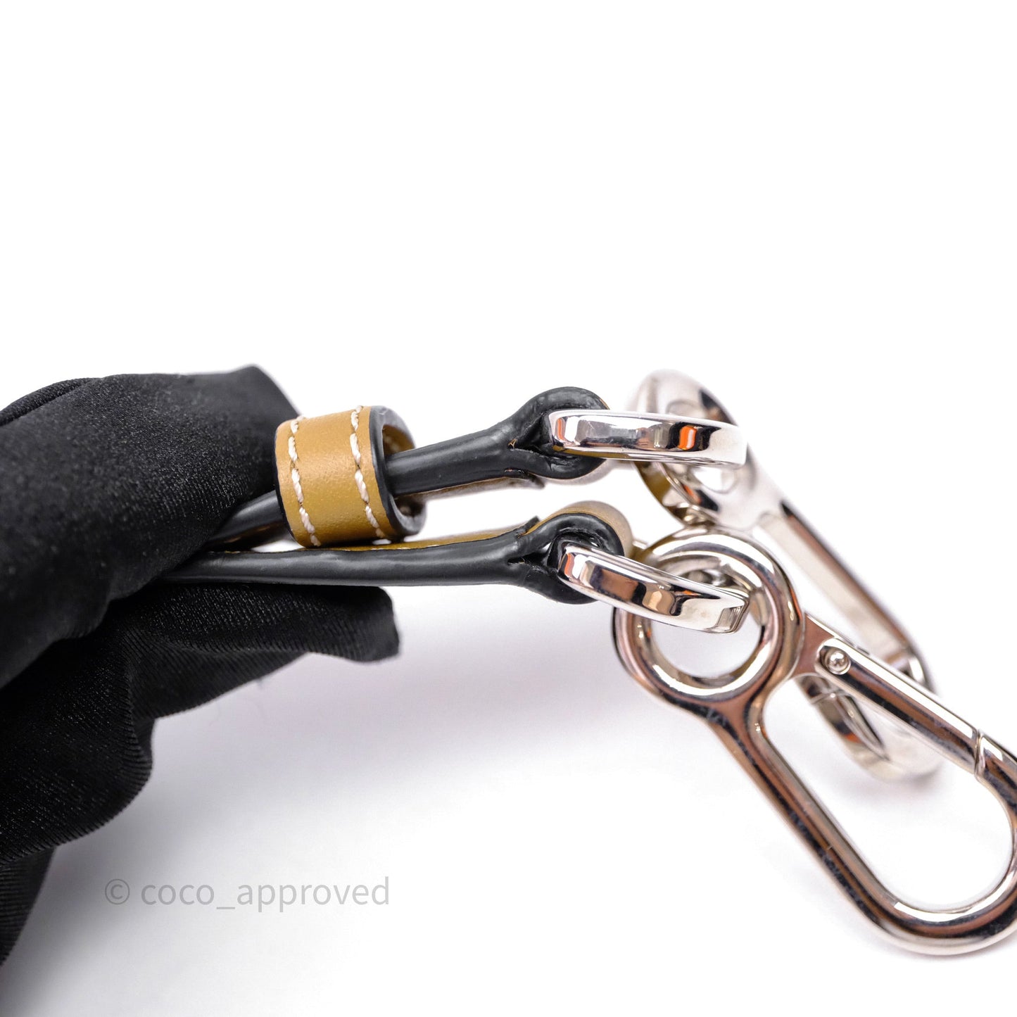 Loewe Small Puzzle Bag Khaki/ Tan Silver Hardware