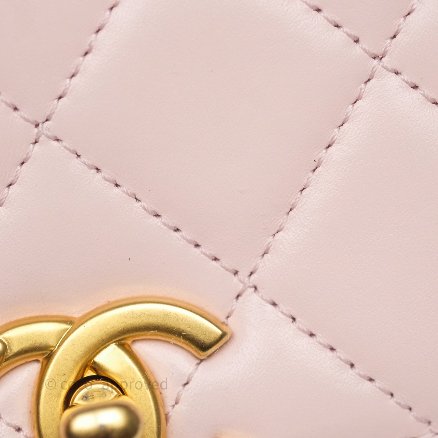 Chanel Quilted Mini Perfect Fit Adjustable Pink Calfskin Gold Hardware