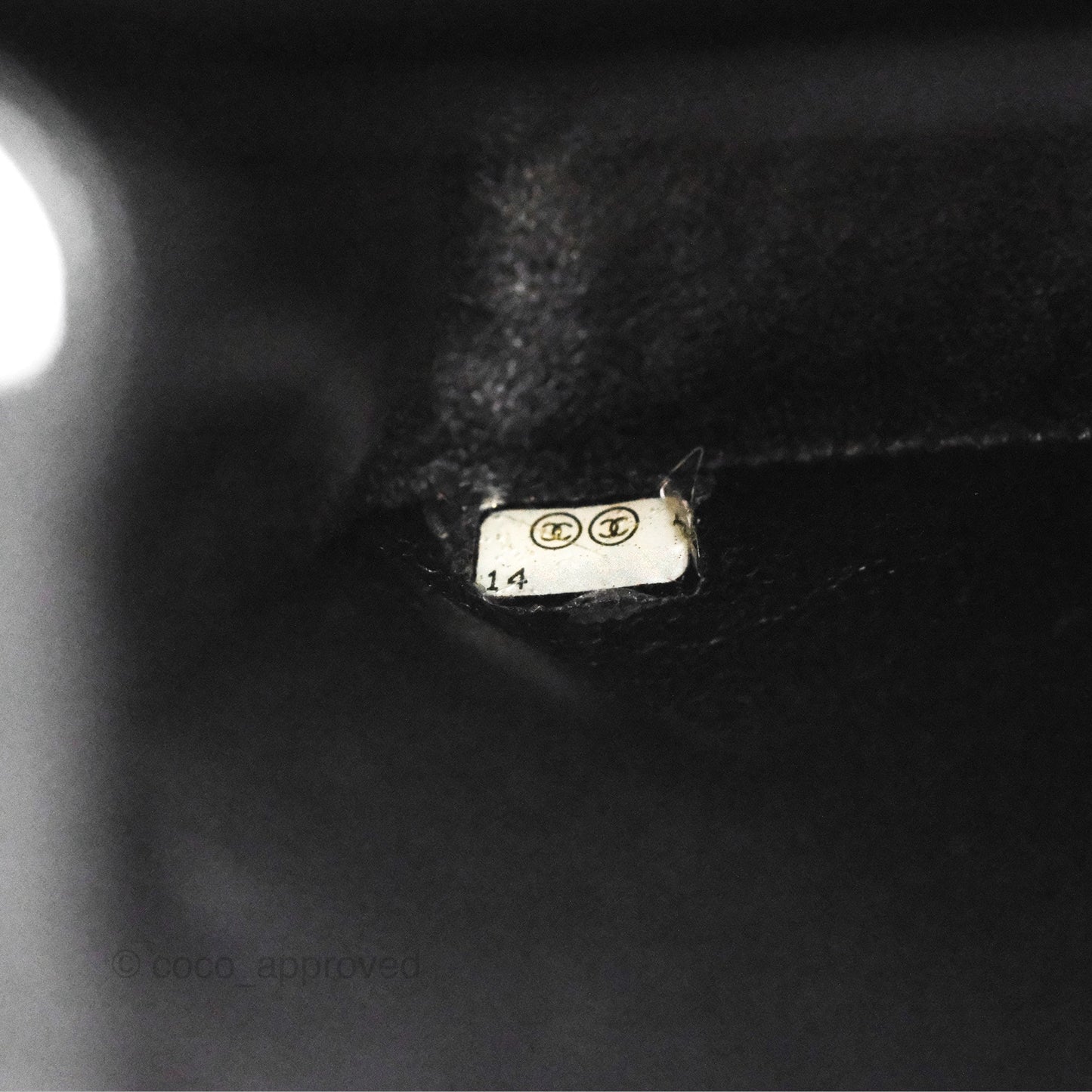 Chanel Classic M/L Medium Flap Quilted Black Caviar Gold Hardware