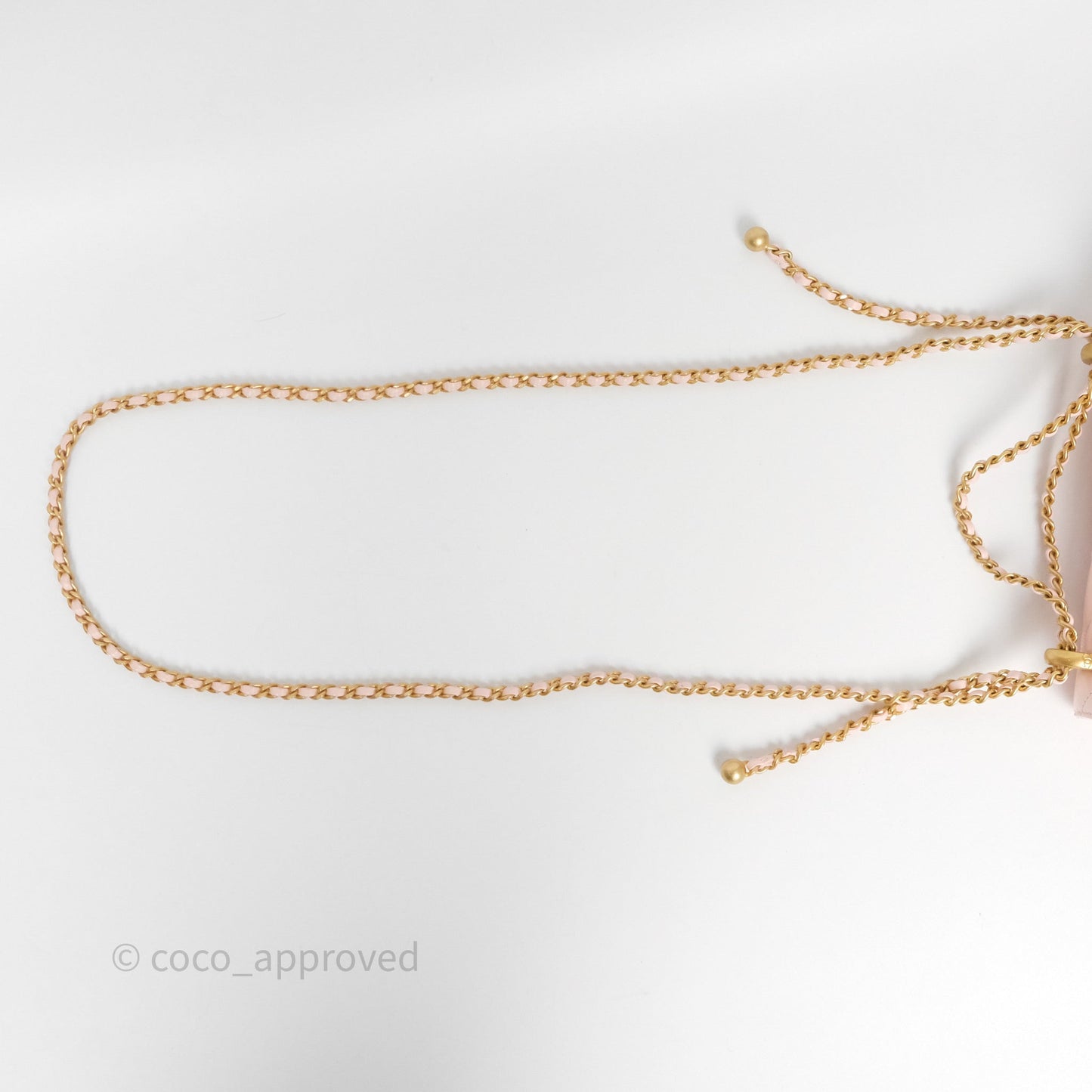 Chanel Quilted Mini Perfect Fit Adjustable Pink Calfskin Gold Hardware