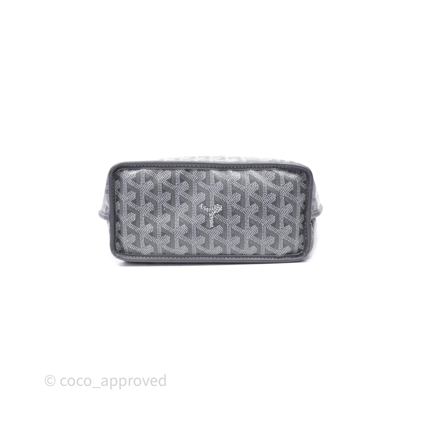 Goyard Anjou Mini Bag Goyardine Canvas Grey