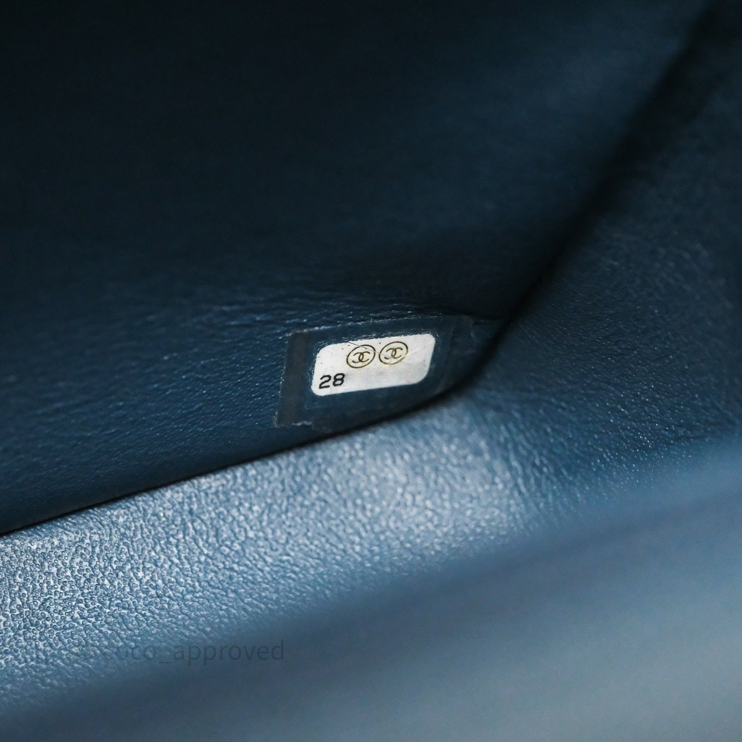 Chanel Quilted Mini Rectangular Navy Lambskin Silver Hardware