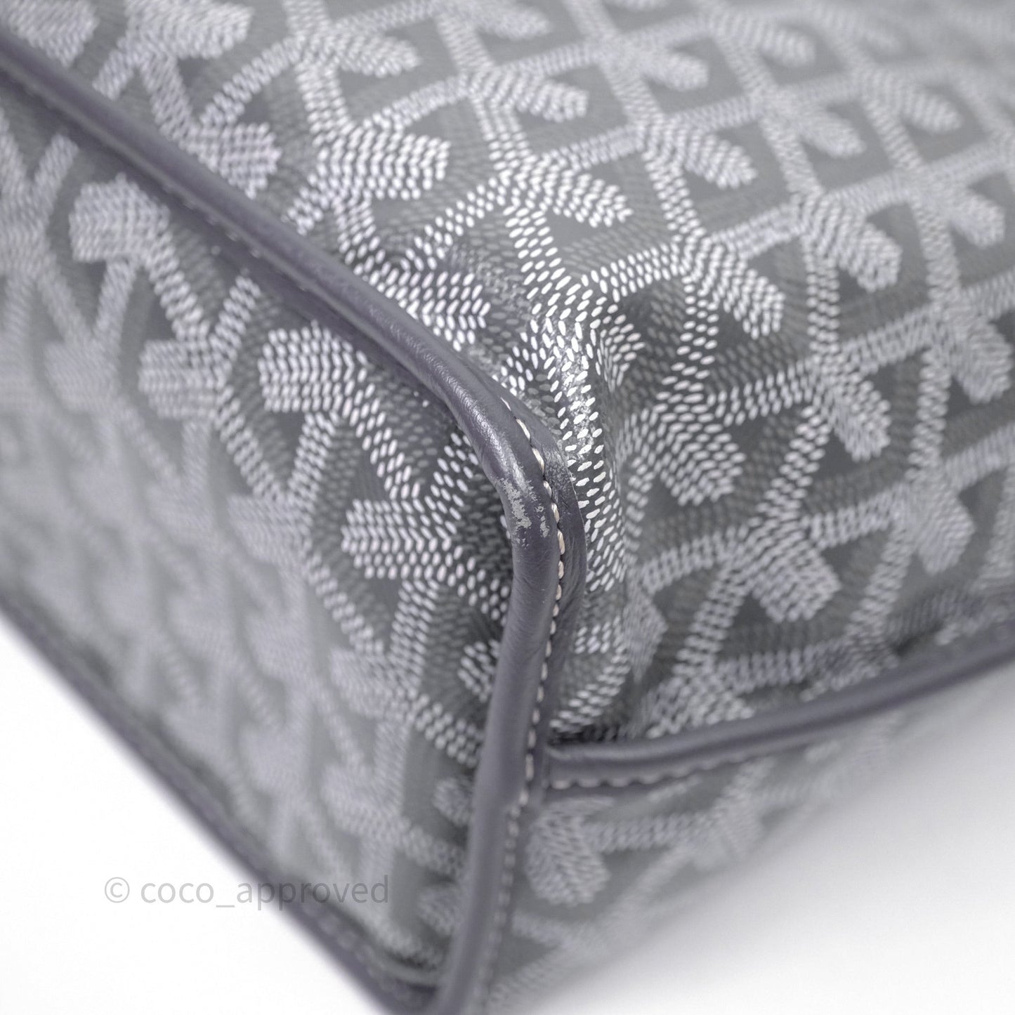 Goyard Anjou Mini Bag Goyardine Canvas Grey