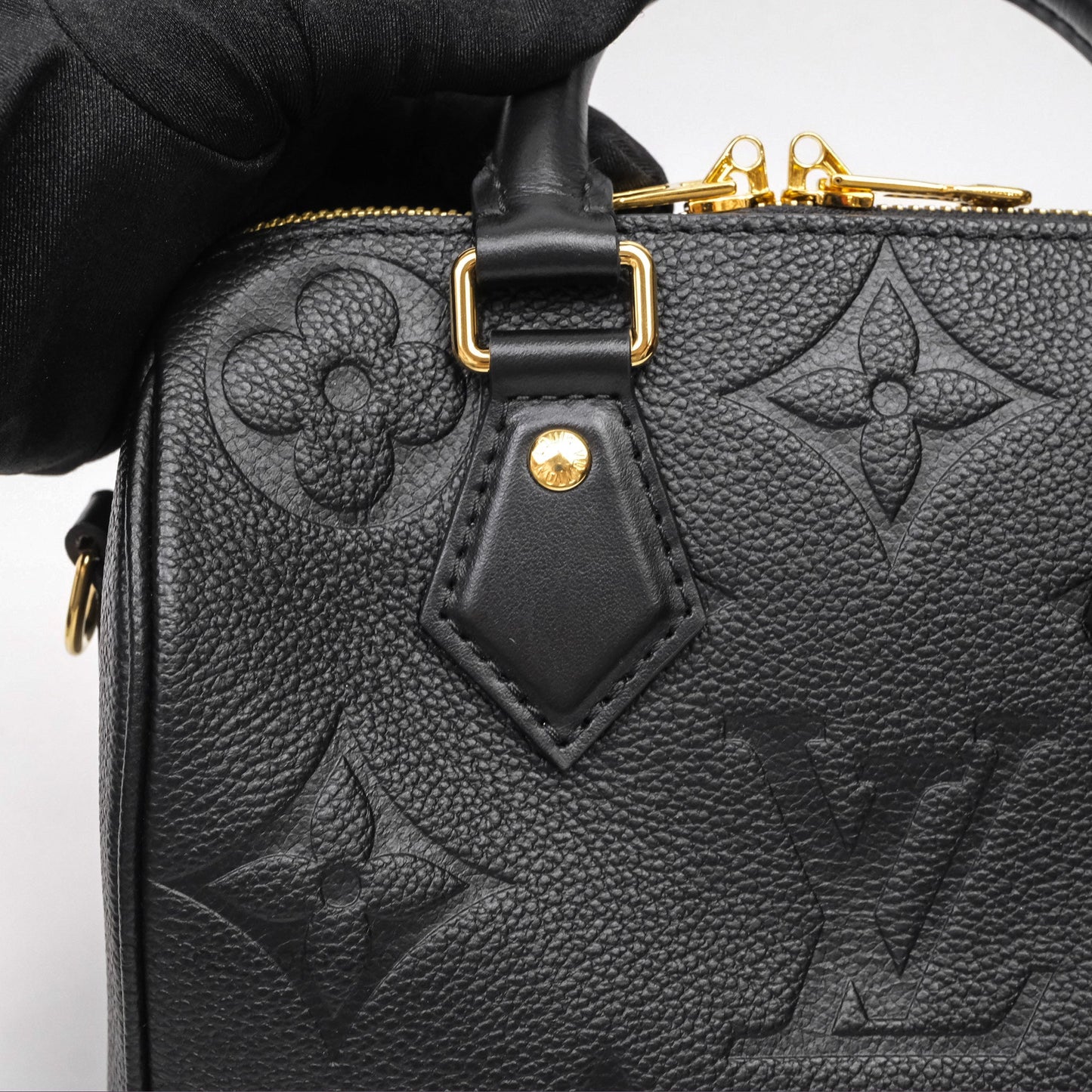 Louis Vuitton Speedy Bandoulière 20 Monogram Empreinte Black