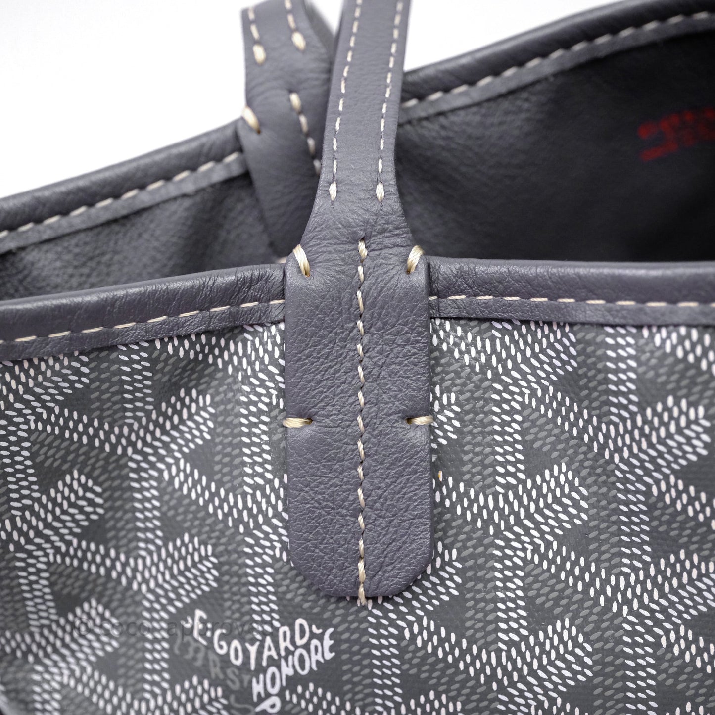 Goyard Anjou Mini Bag Goyardine Canvas Grey