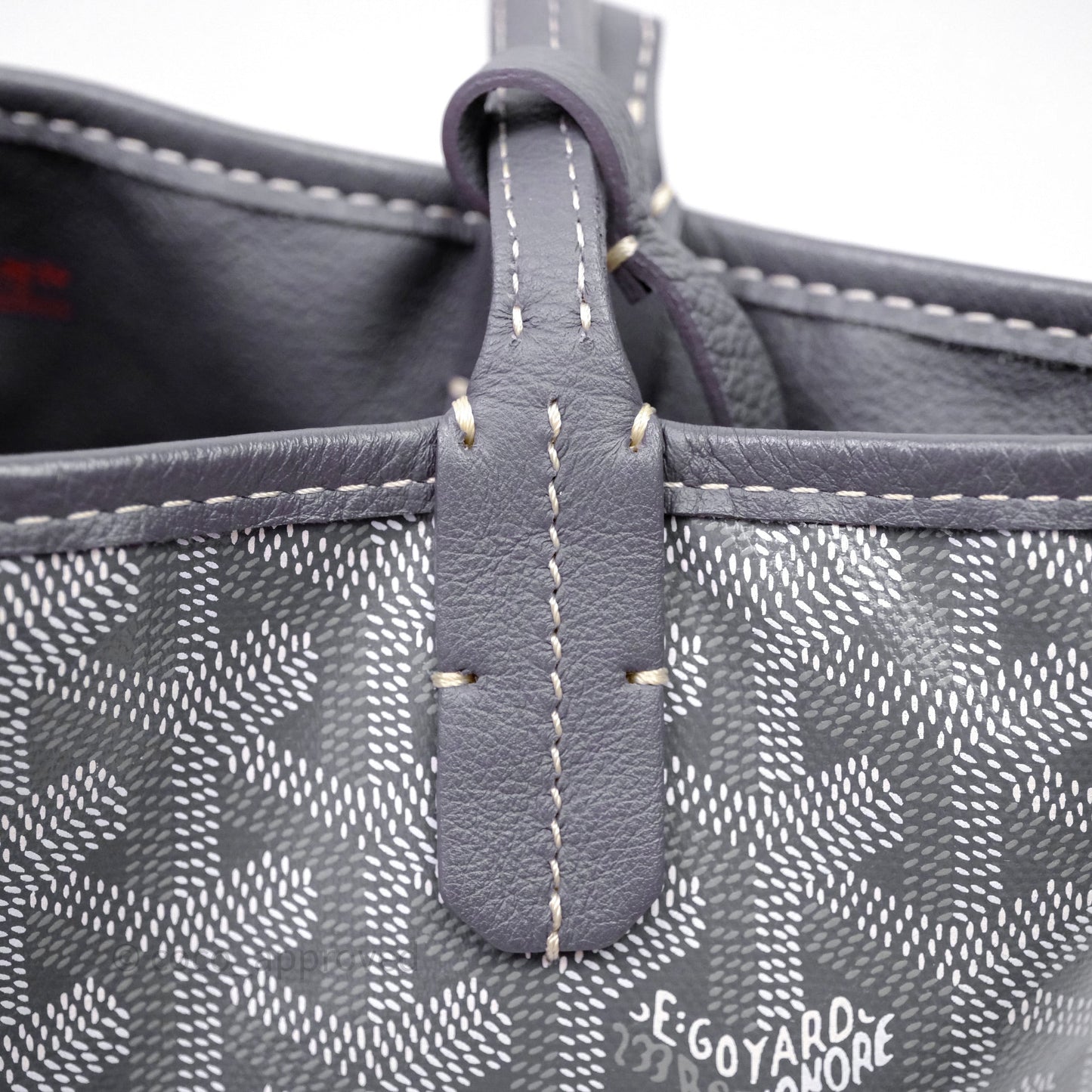 Goyard Anjou Mini Bag Goyardine Canvas Grey