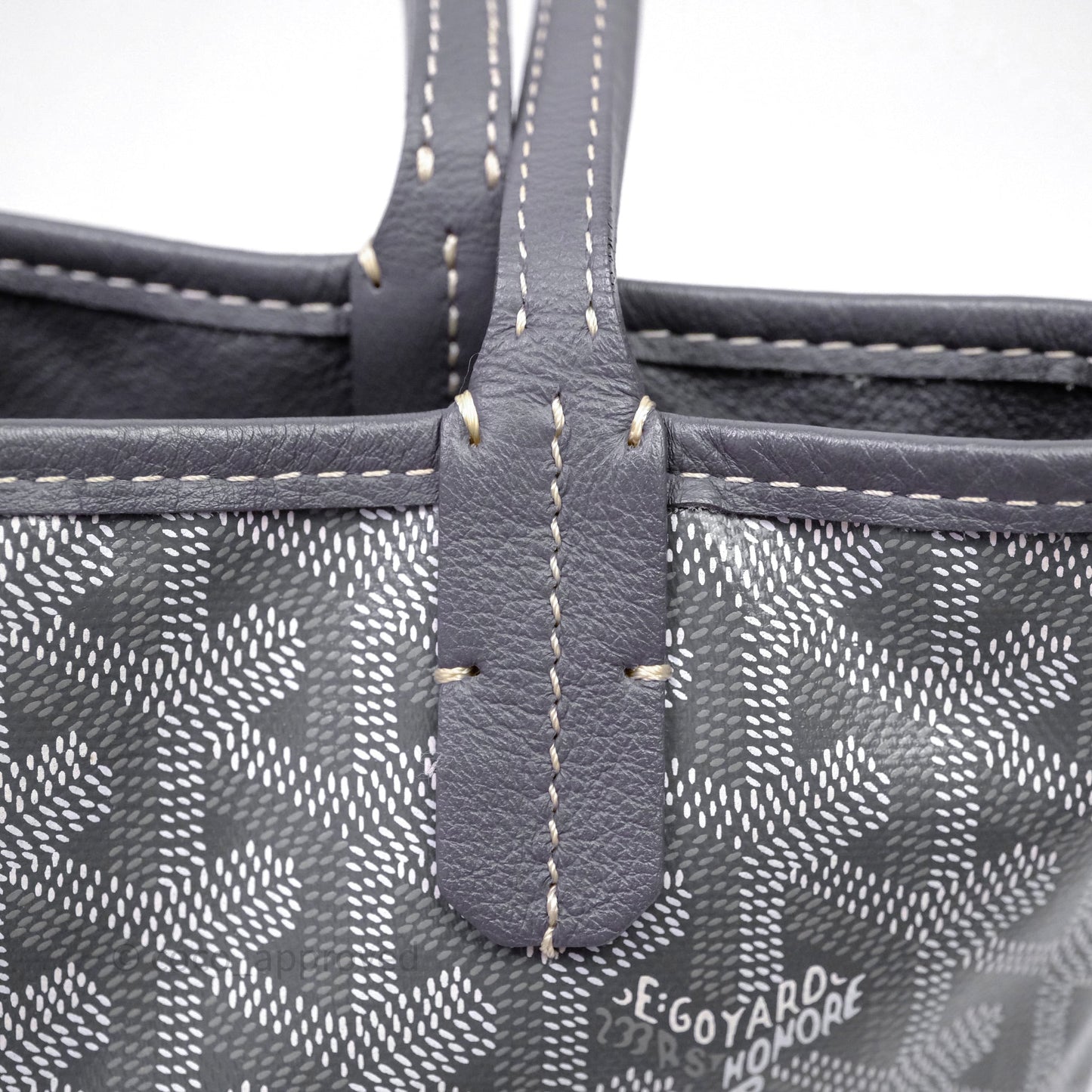 Goyard Anjou Mini Bag Goyardine Canvas Grey