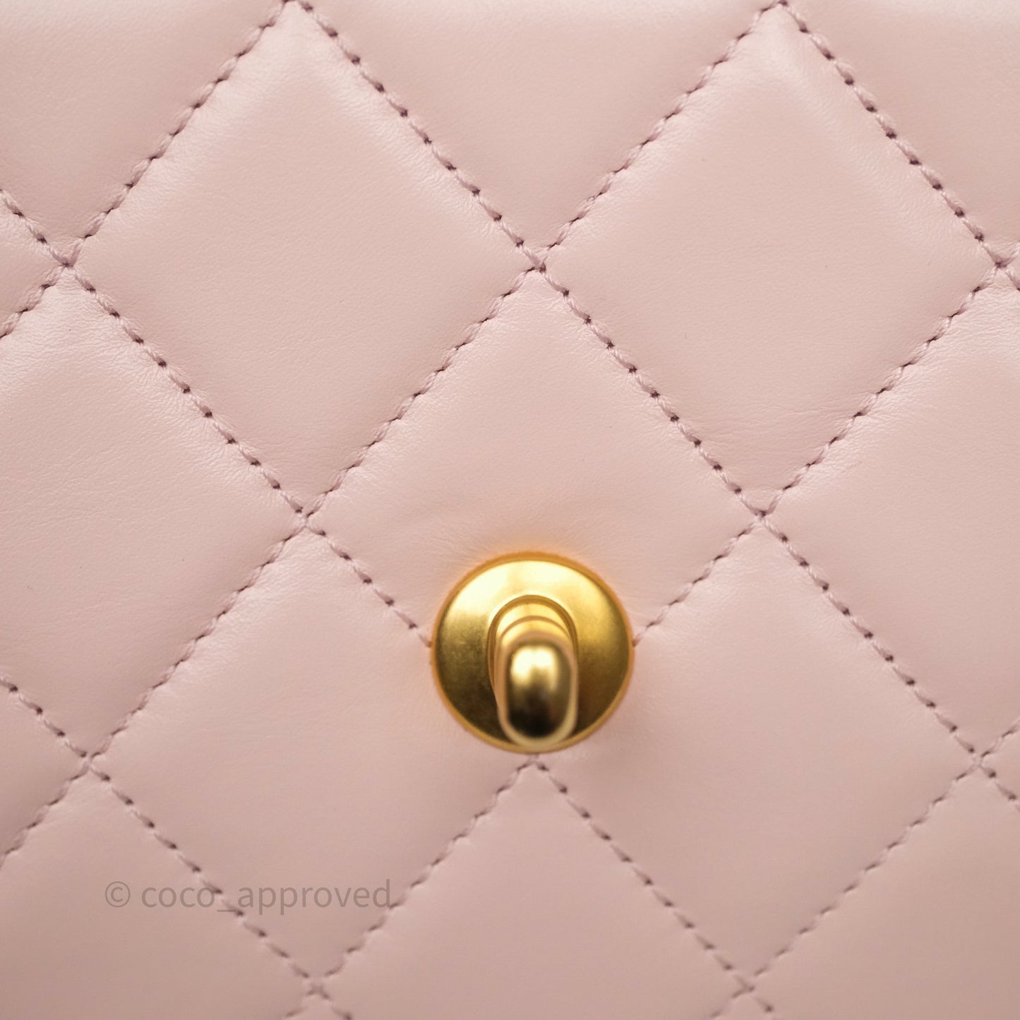 Chanel Quilted Mini Perfect Fit Adjustable Pink Calfskin Gold Hardware