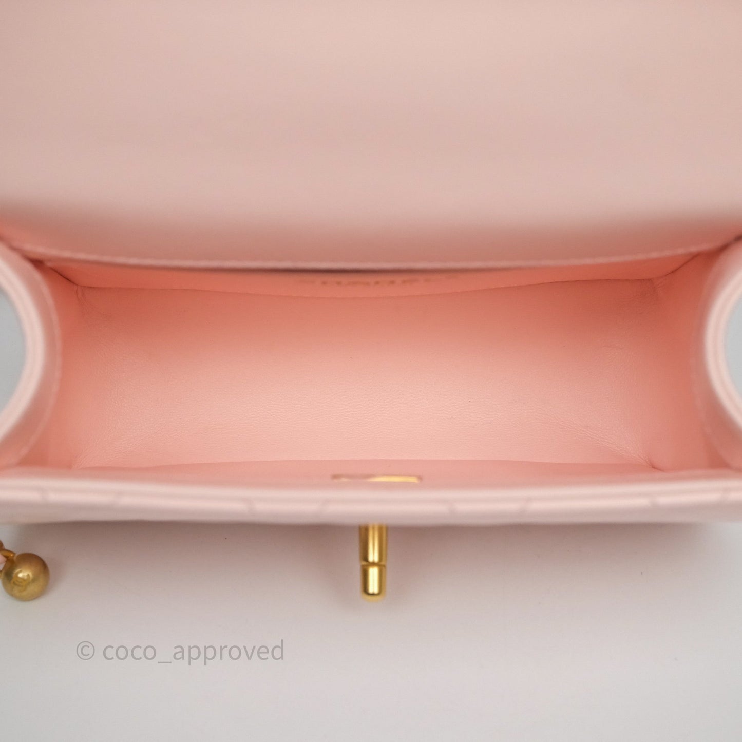 Chanel Quilted Mini Perfect Fit Adjustable Pink Calfskin Gold Hardware